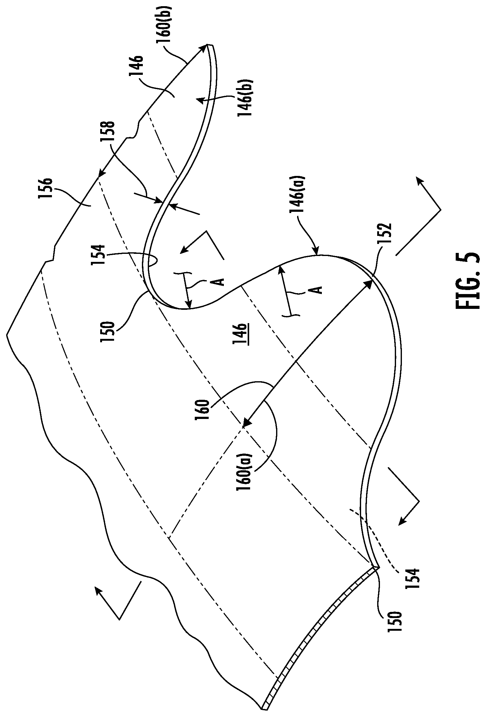 Patent US12618381 Figure 5 – Gas turbine exhaust nozzle noise abatement
