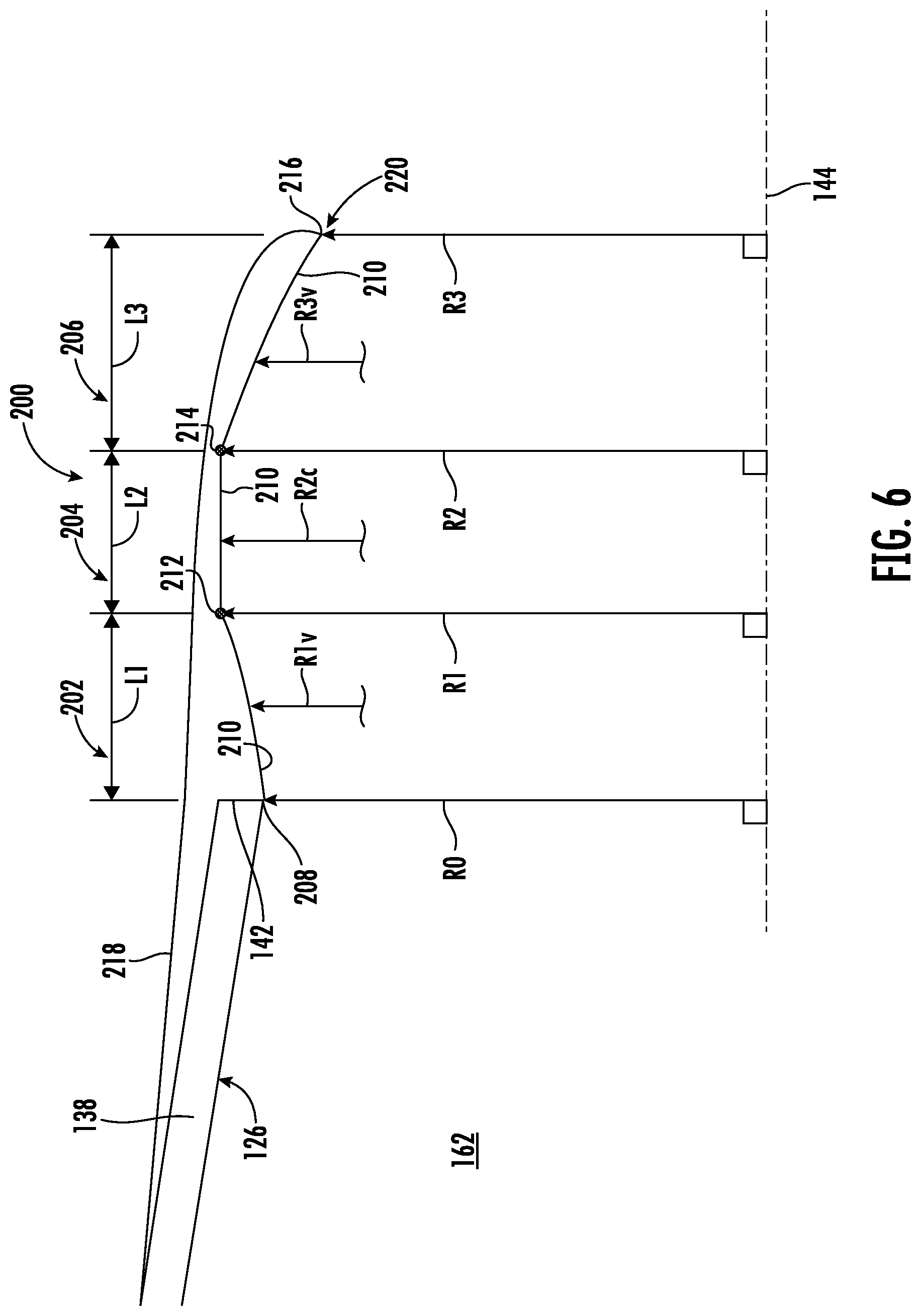 Patent US12618381 Figure 6 – Gas turbine exhaust nozzle noise abatement