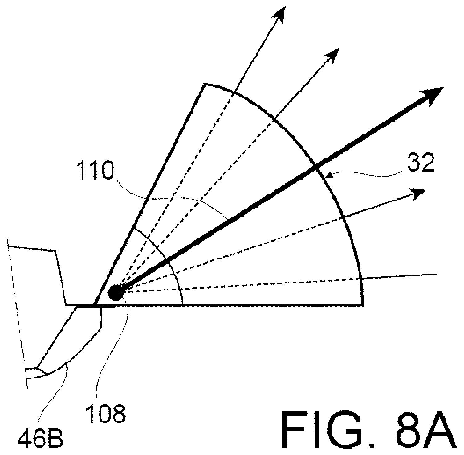 Patent US12618382 Figure 8 – Thrust reverser comprising at least one deployable deflecting membrane