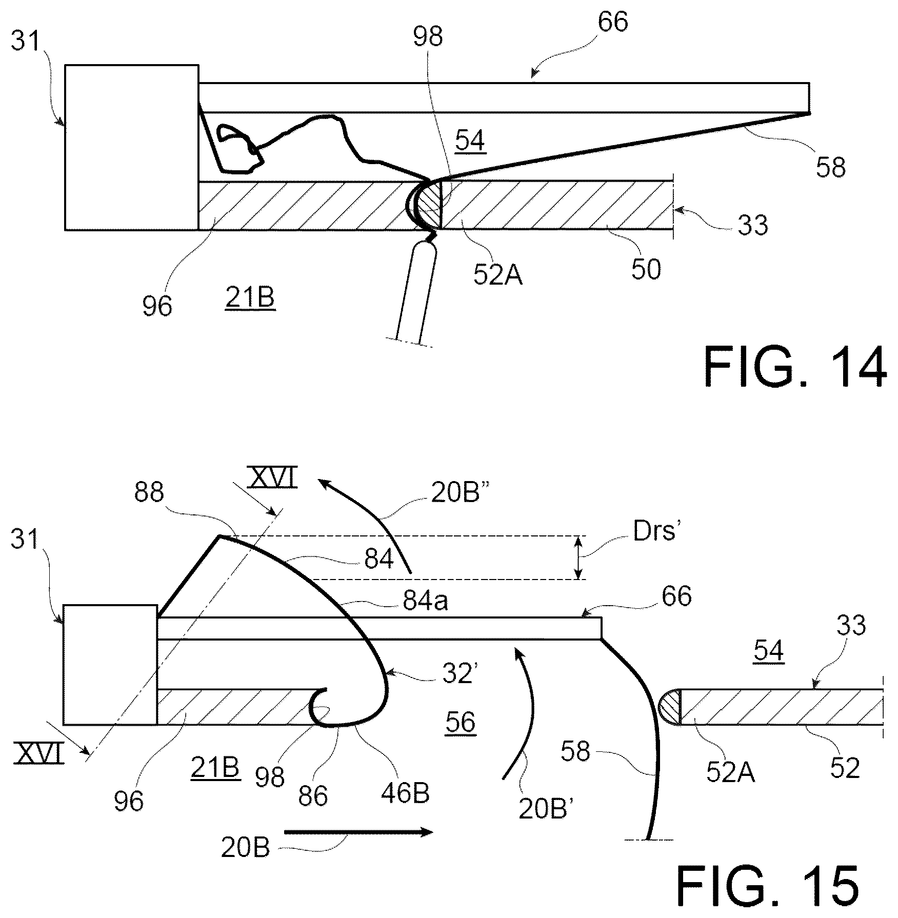Patent US12618382 Figure 13 – Thrust reverser comprising at least one deployable deflecting membrane