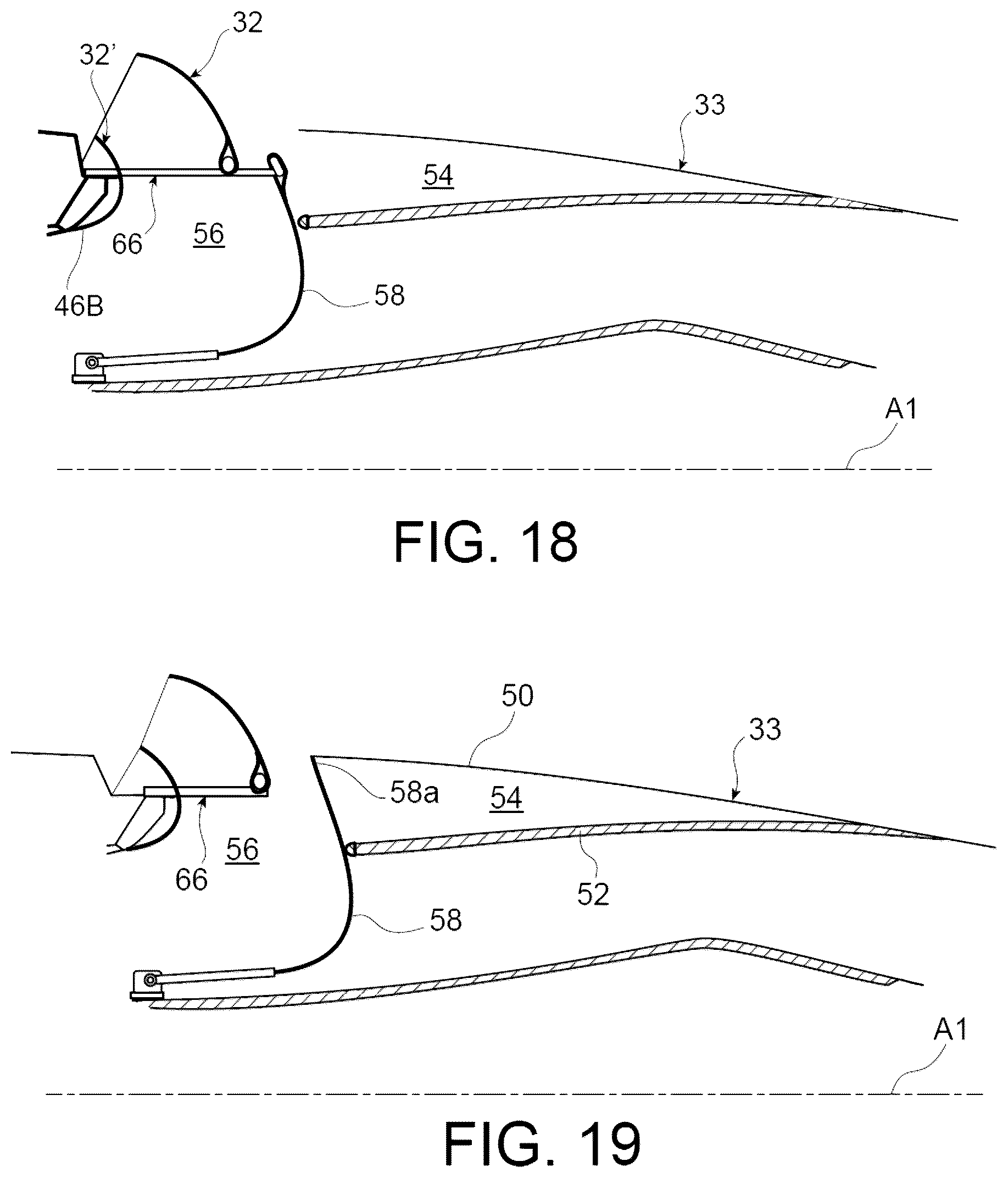 Patent US12618382 Figure 15 – Thrust reverser comprising at least one deployable deflecting membrane