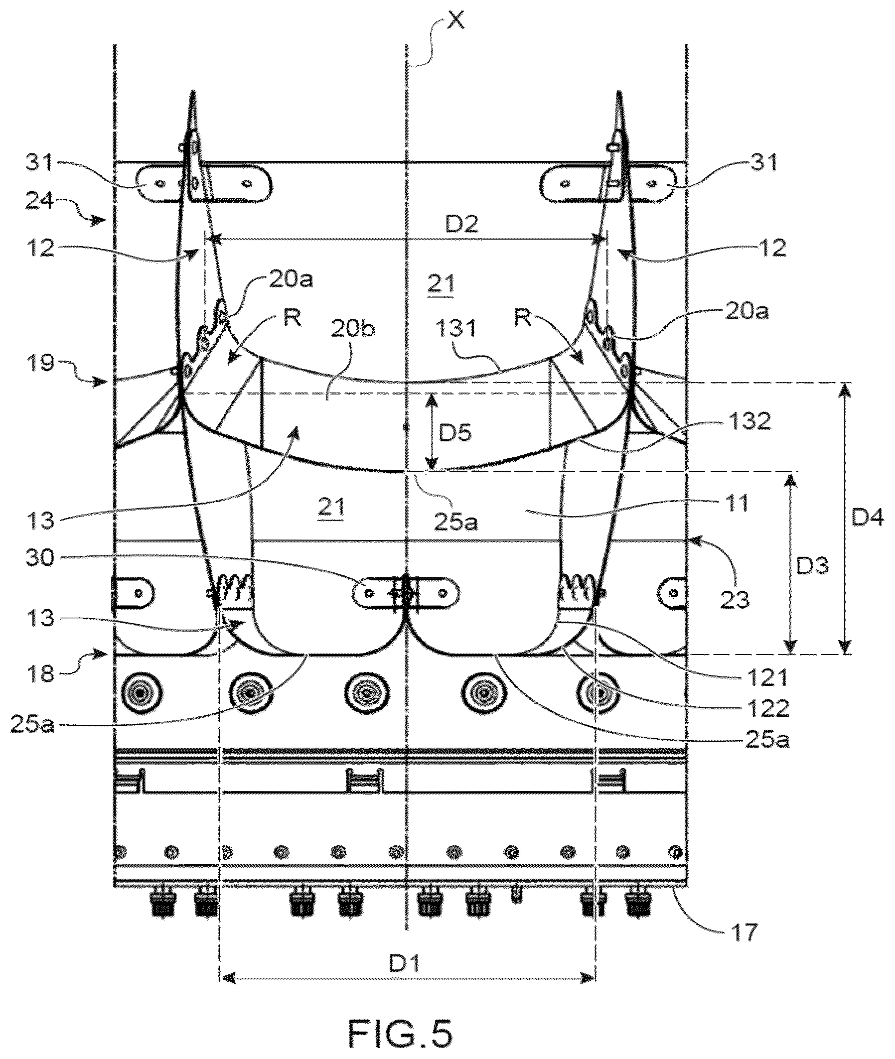 Patent US12618383 Figure 3 – Assembly for an exhaust cone of an aircraft turbomachine