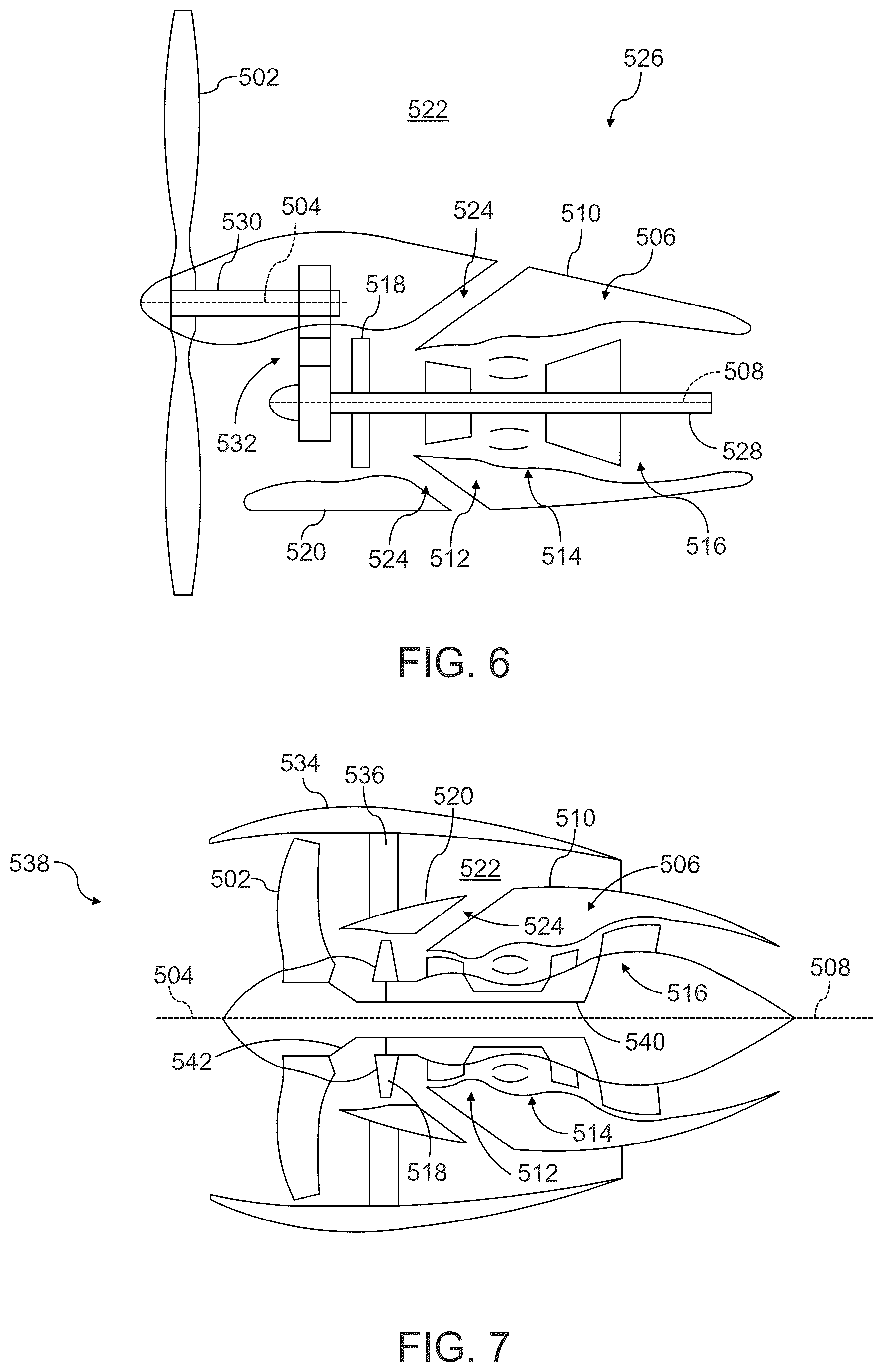Patent US12618384 Figure 16 – Gas turbine engine having a bypass passage, a fan duct, and a core duct