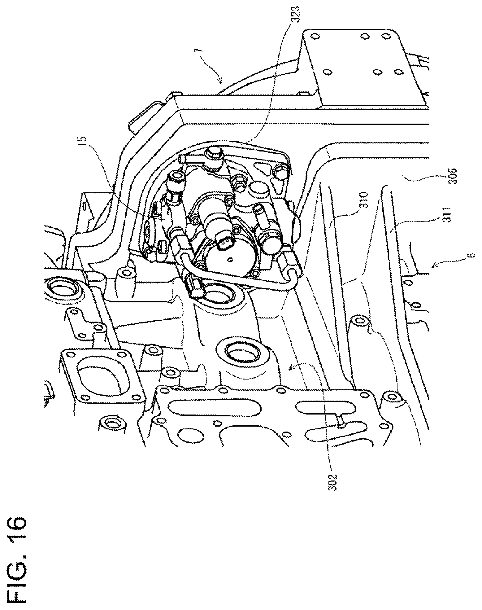 Patent US12618388 Figure 16 – Engine device