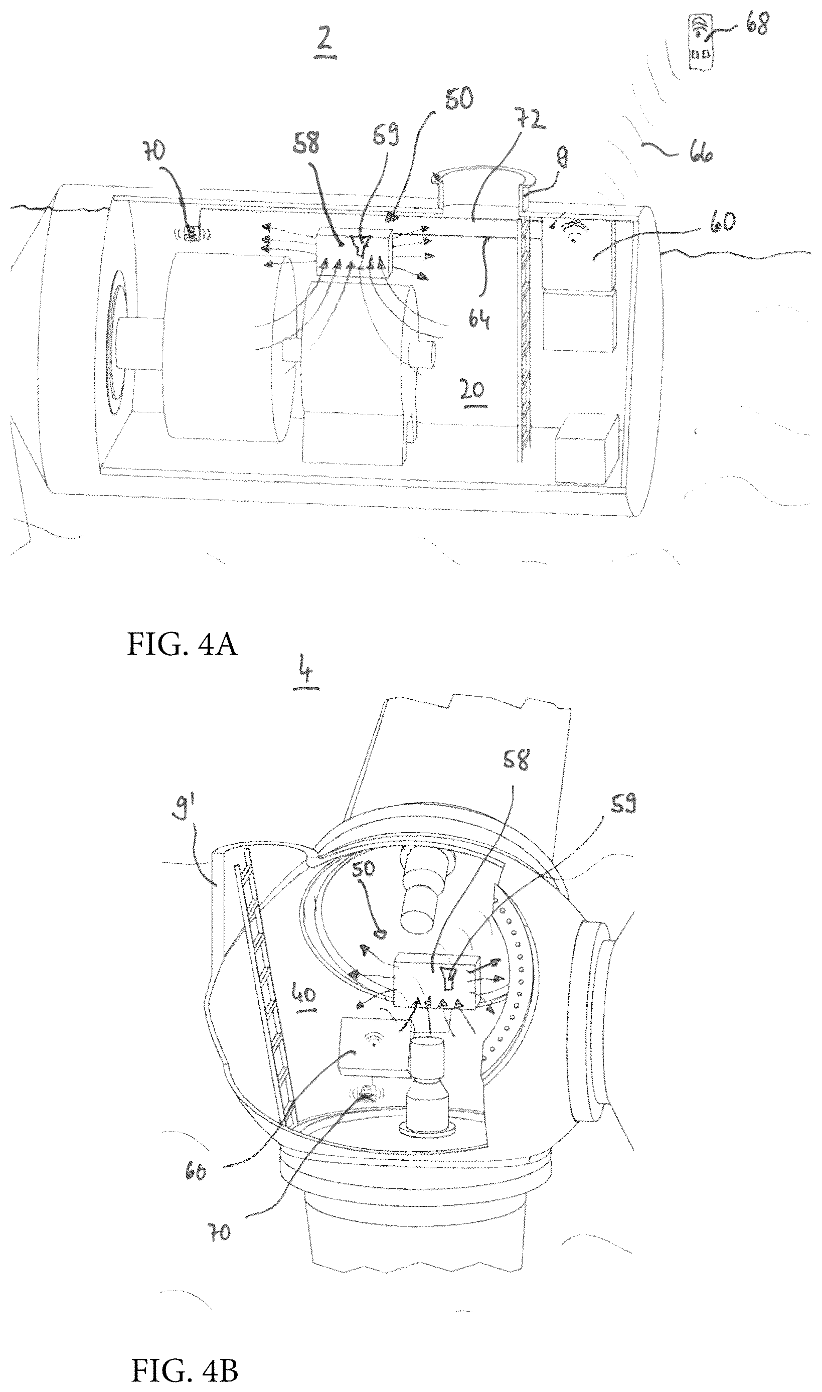 Patent US12618391 Figure 4 – Underwater flow turbine