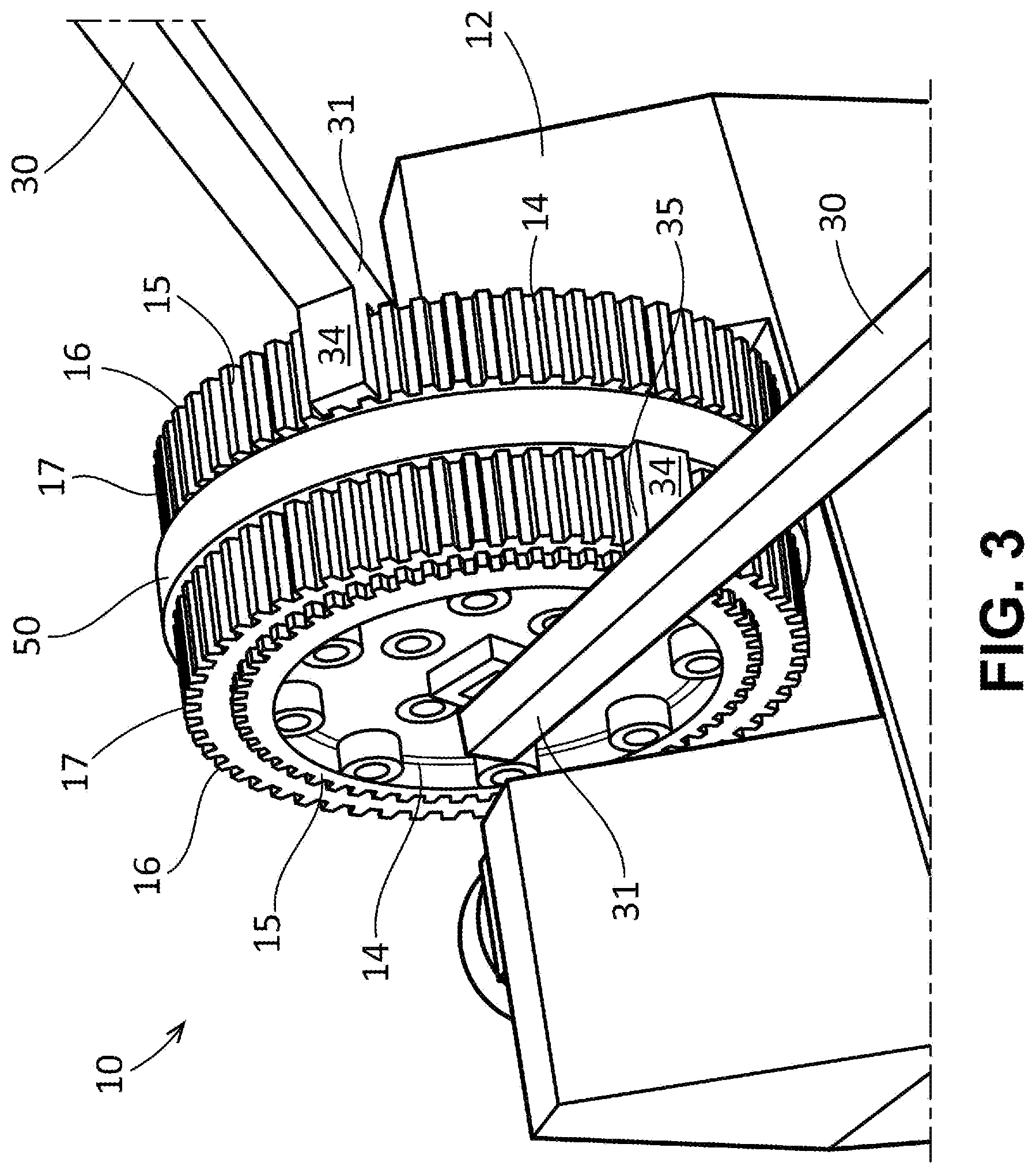 Patent US12618396 Figure 3 – Gravity driven power generator