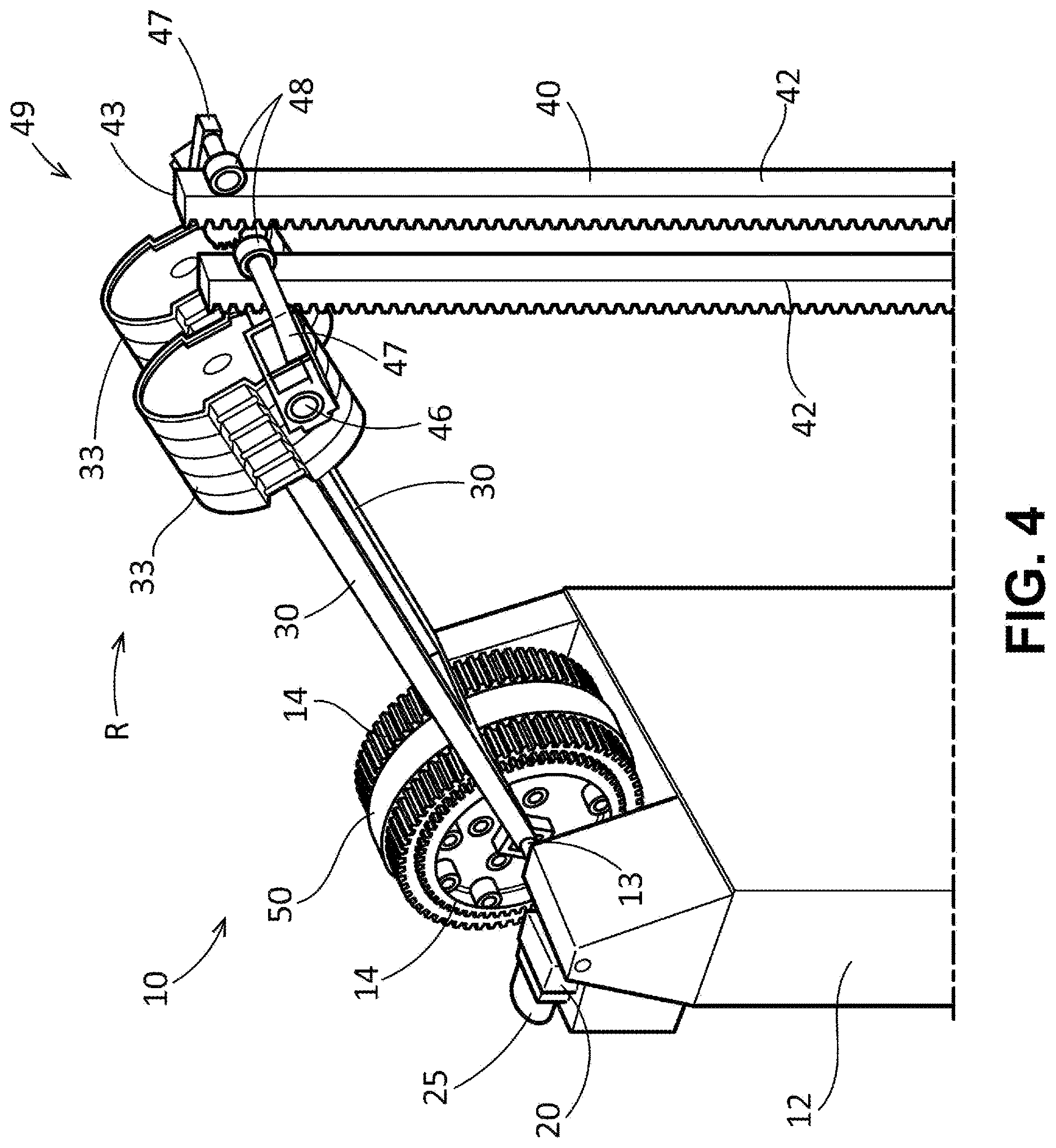 Patent US12618396 Figure 4 – Gravity driven power generator