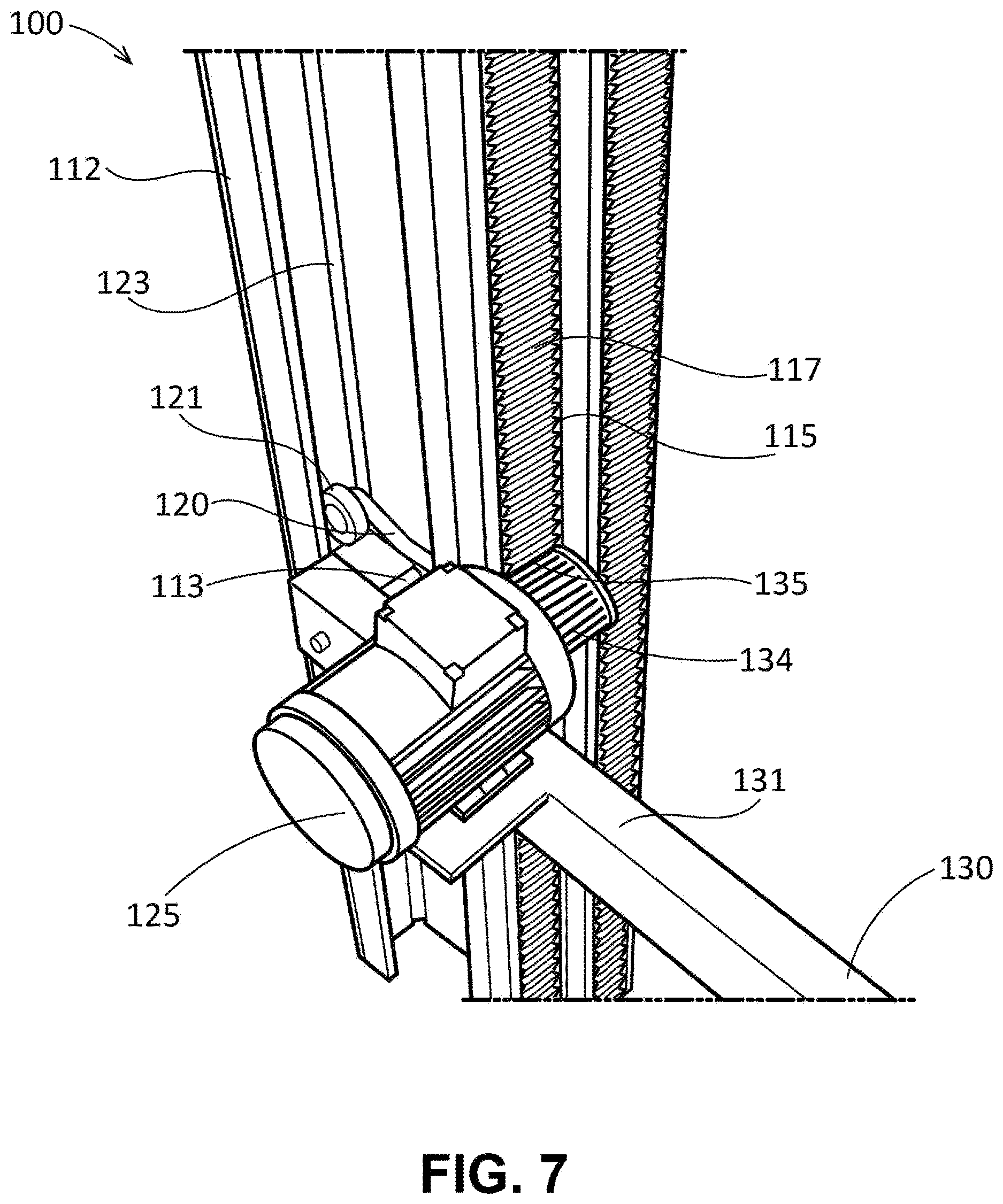 Patent US12618396 Figure 7 – Gravity driven power generator