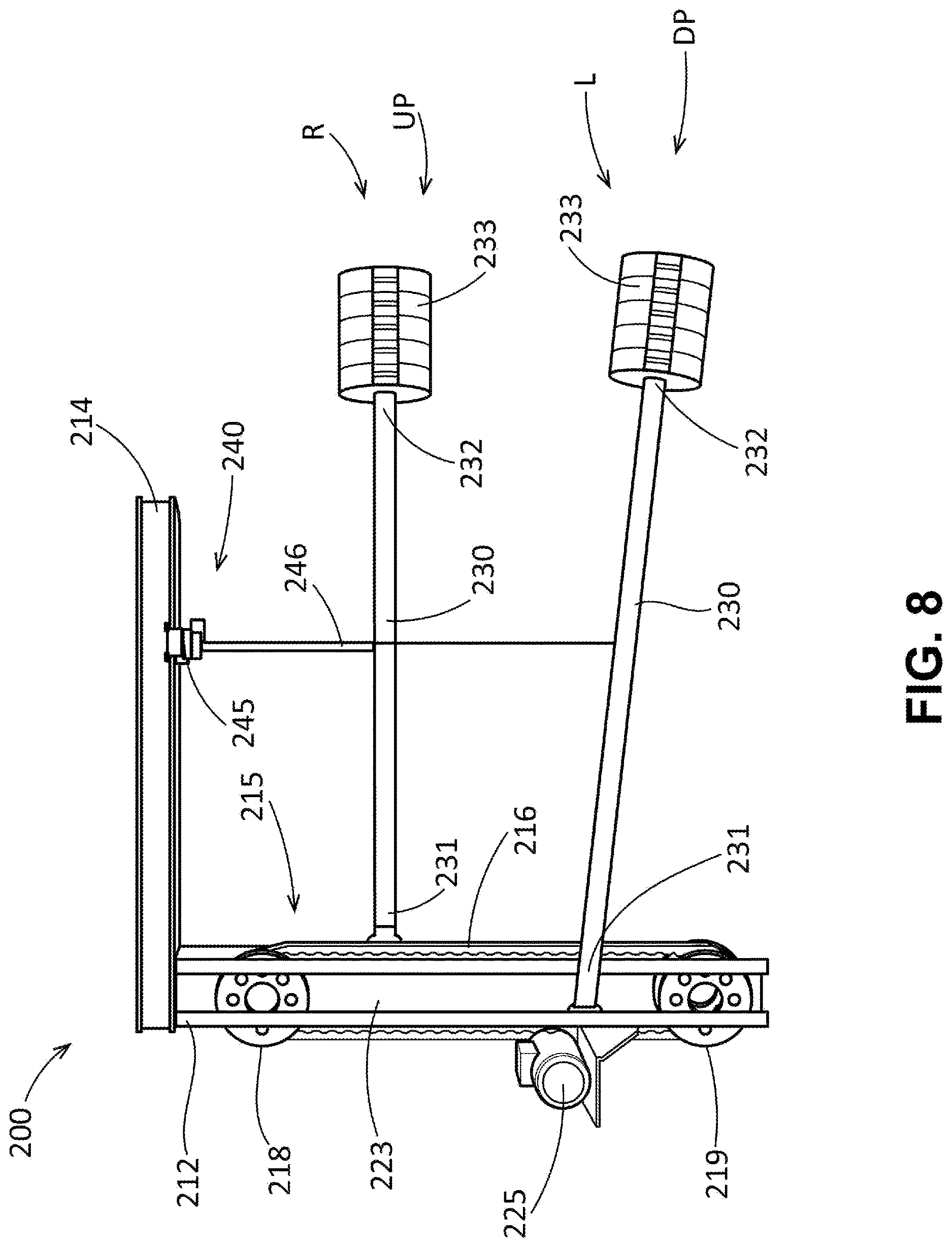 Patent US12618396 Figure 8 – Gravity driven power generator