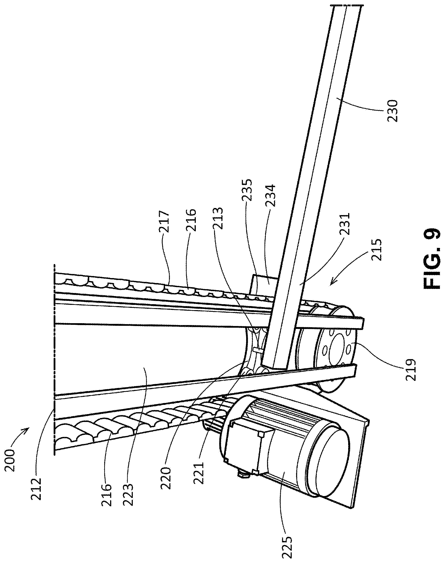 Patent US12618396 Figure 9 – Gravity driven power generator