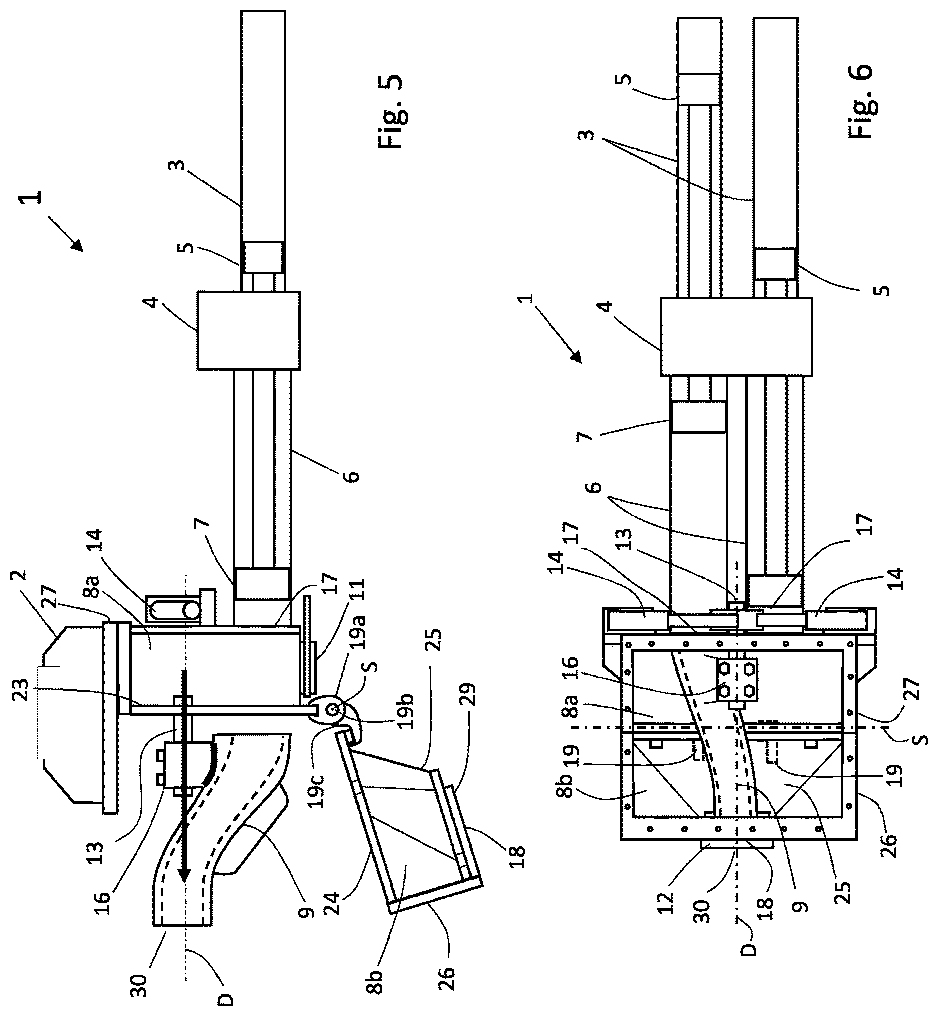 Patent US12618397 Figure 3 – Pipe diverter valve housing for a thick matter pump and thick matter pump
