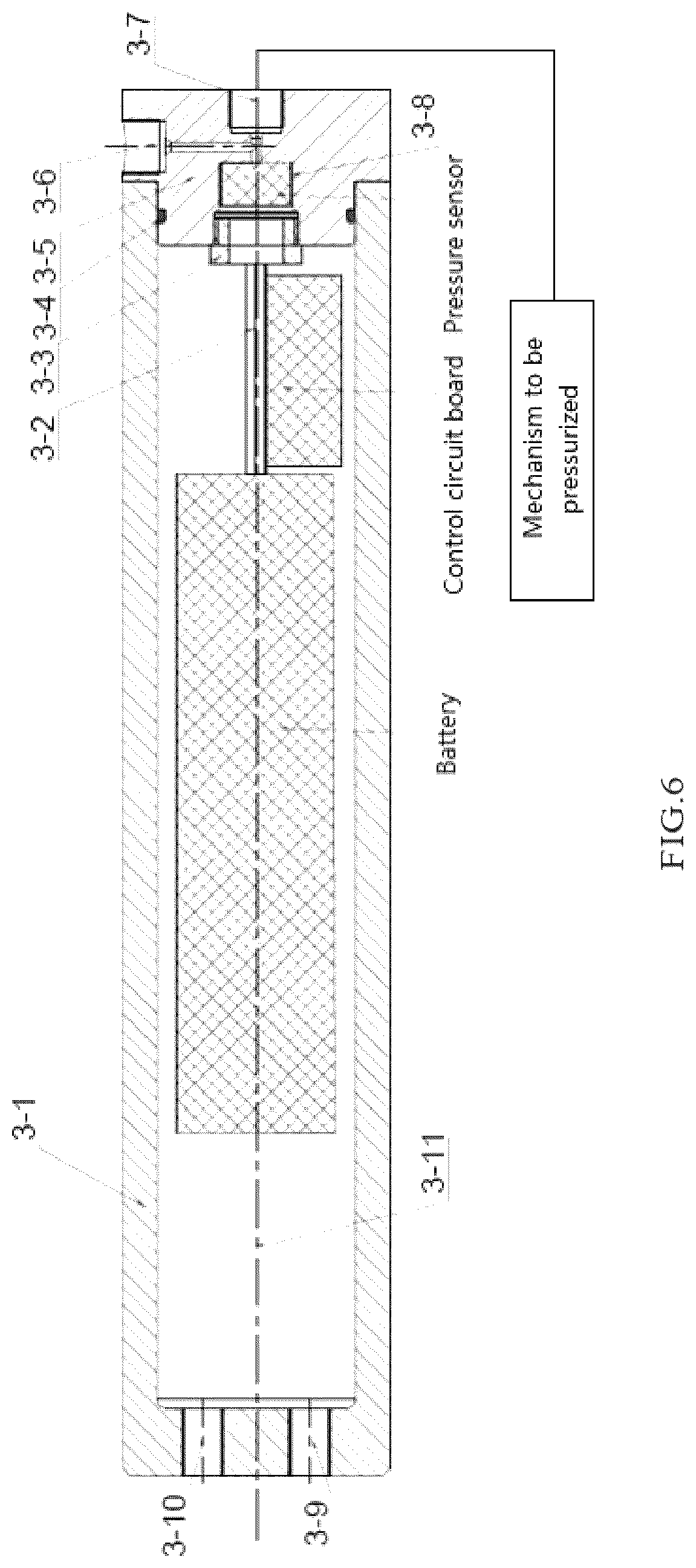 Patent US12618398 Figure 6 – Active pressure compensator for deep-sea sampling and pressure compensation method thereof