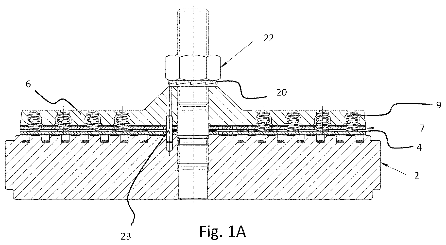 Patent US12618400 Figure 1 – Valve for a piston compressor, and method for operating such a valve