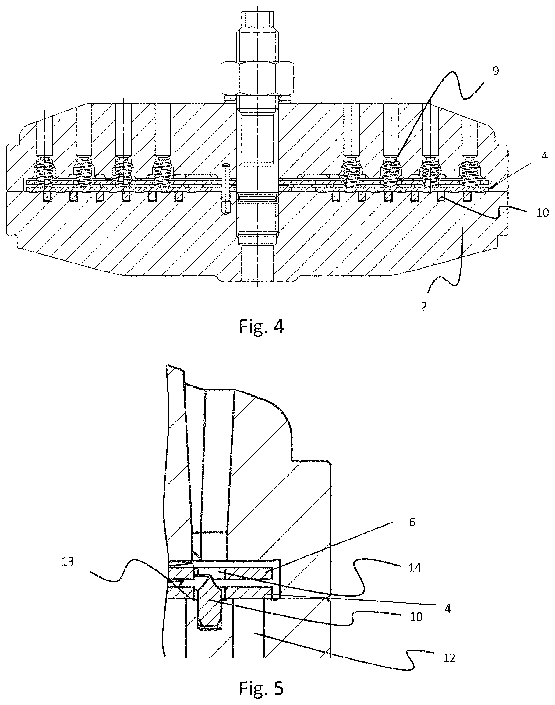 Patent US12618400 Figure 5 – Valve for a piston compressor, and method for operating such a valve