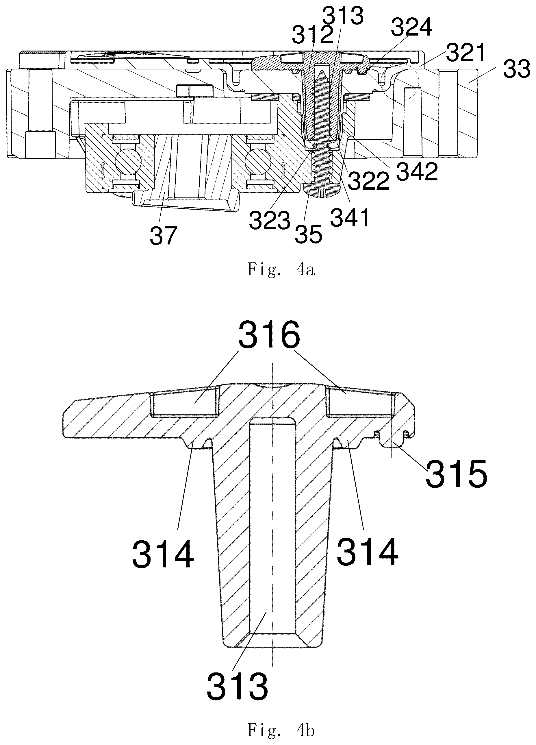 Patent US12618401 Figure 3 – Diaphragm assembly and diaphragm pump