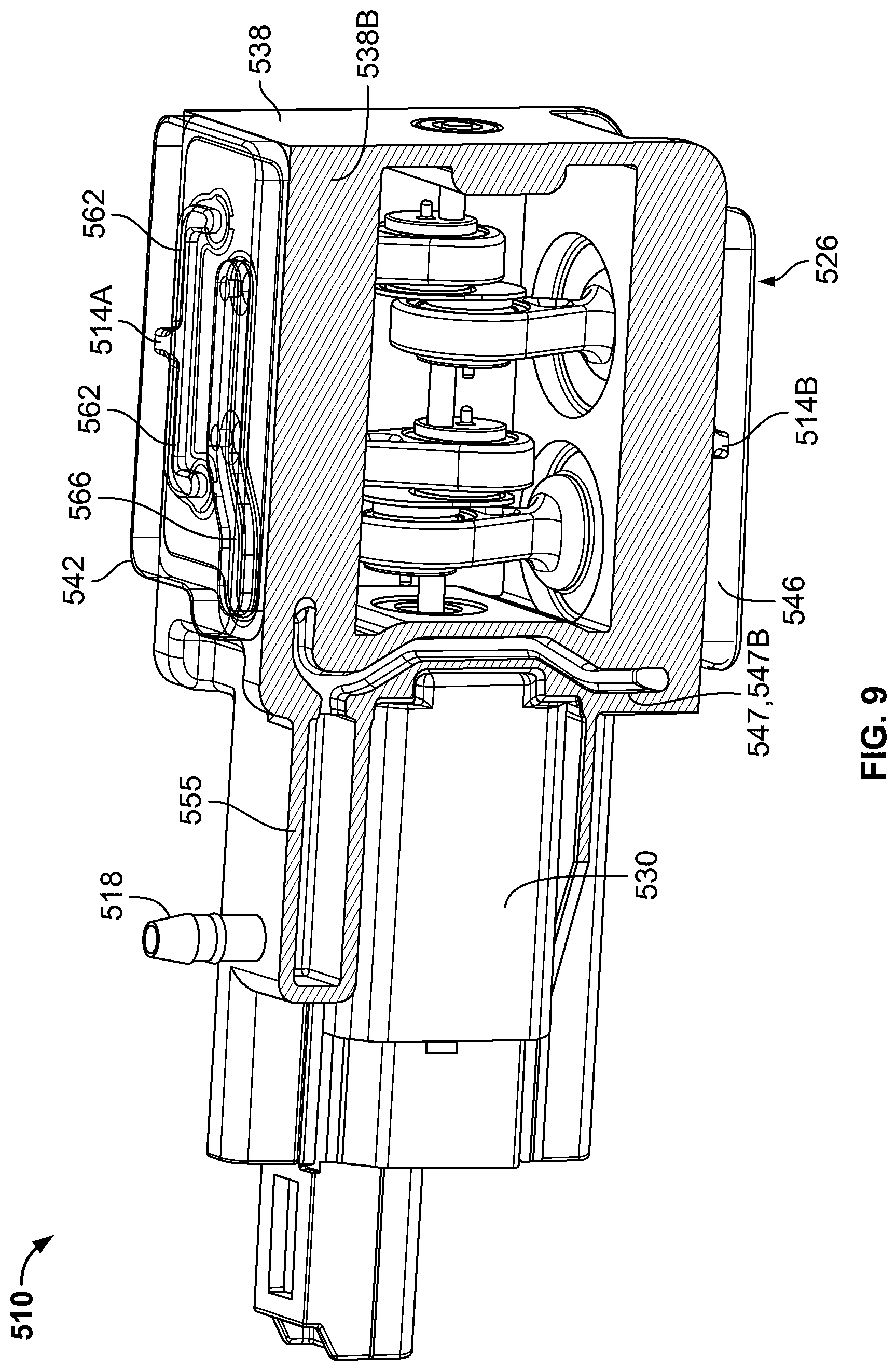 Patent US12618402 Figure 9 – Pump assembly