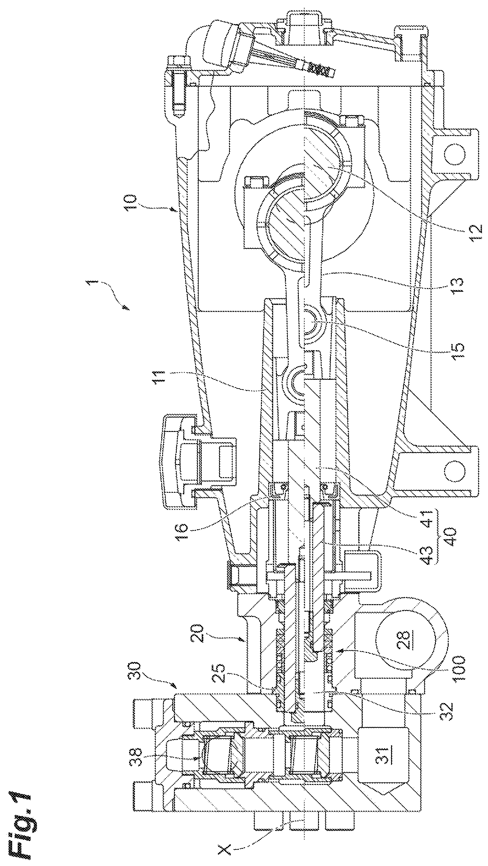 Patent US12618404 Figure 1 – Seal structure for reciprocating pump with cylindrical collar portion