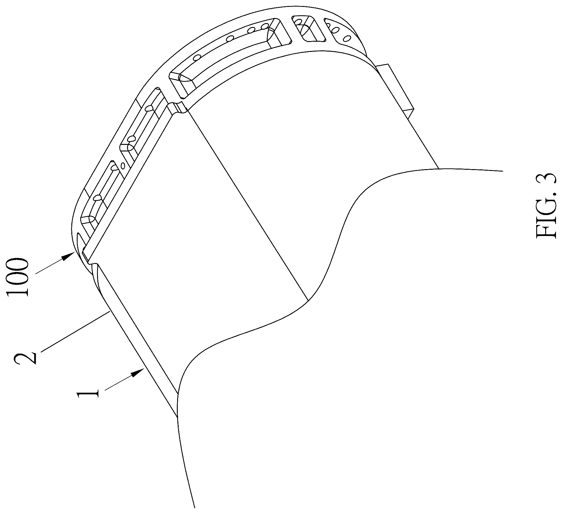 Patent US12618407 Figure 3 – Connecting ring of a root vacuum pump