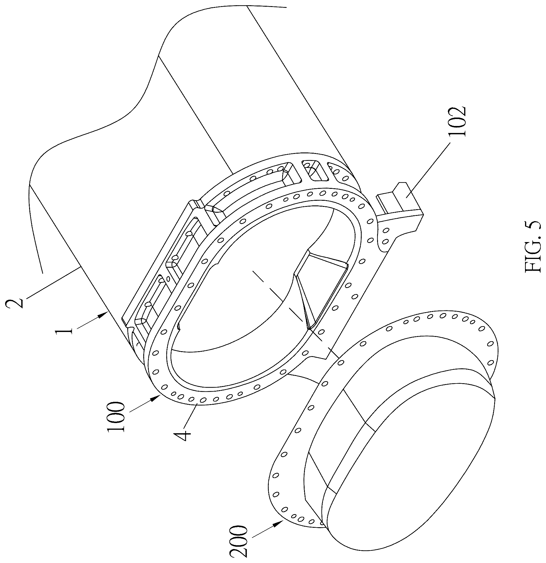 Patent US12618407 Figure 5 – Connecting ring of a root vacuum pump