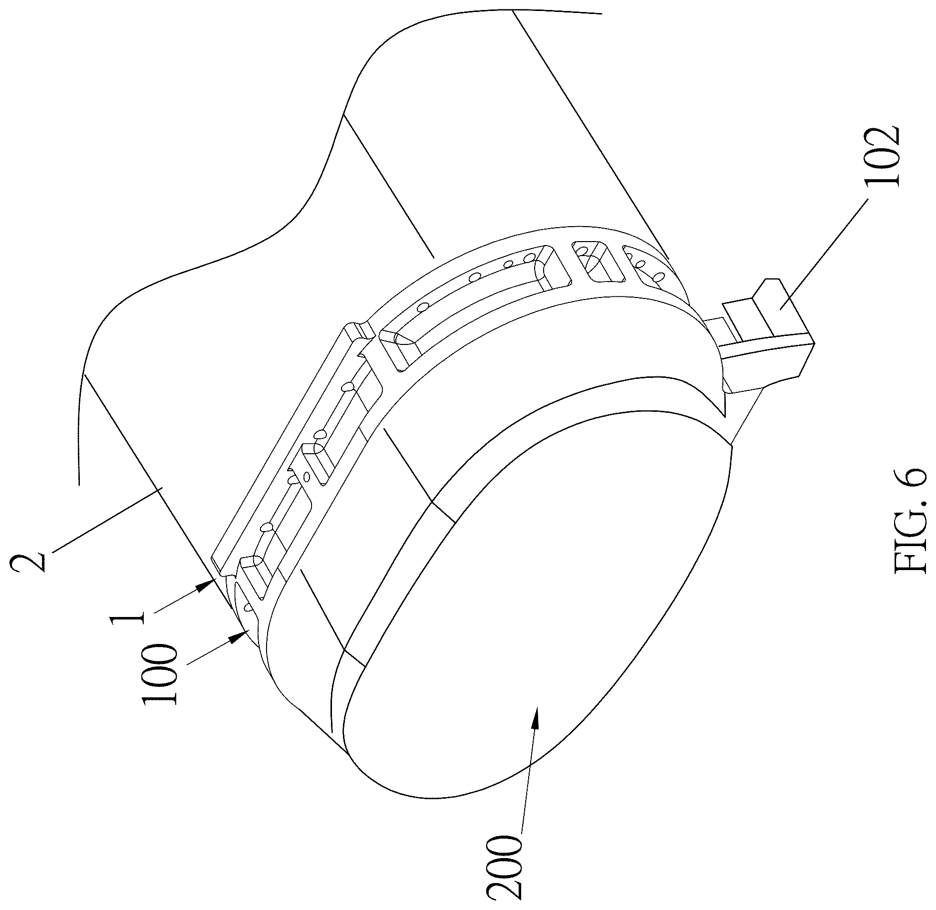 Patent US12618407 Figure 6 – Connecting ring of a root vacuum pump
