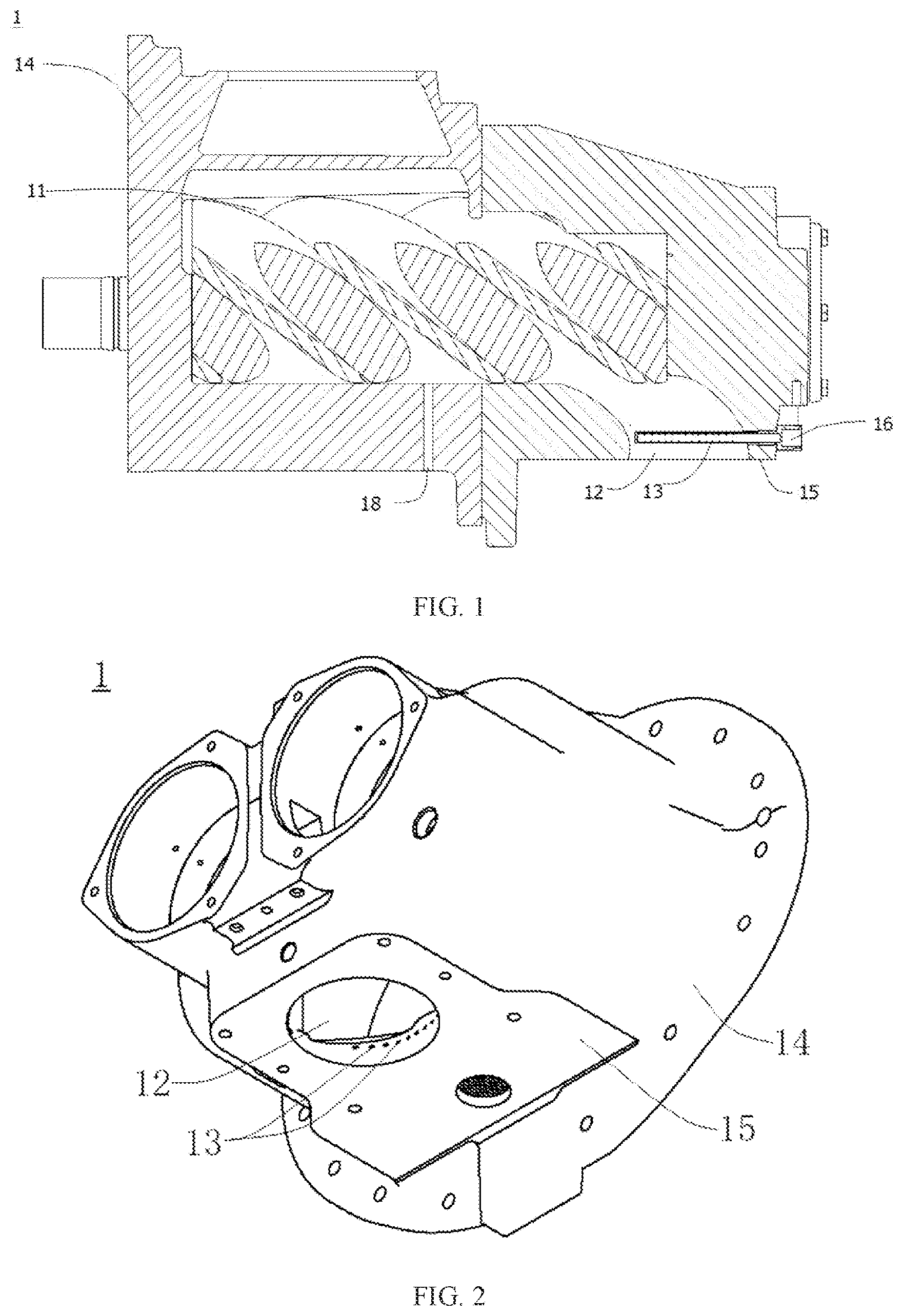 Patent US12618408 Figure 1 – Compressor and additional oil injection system having same