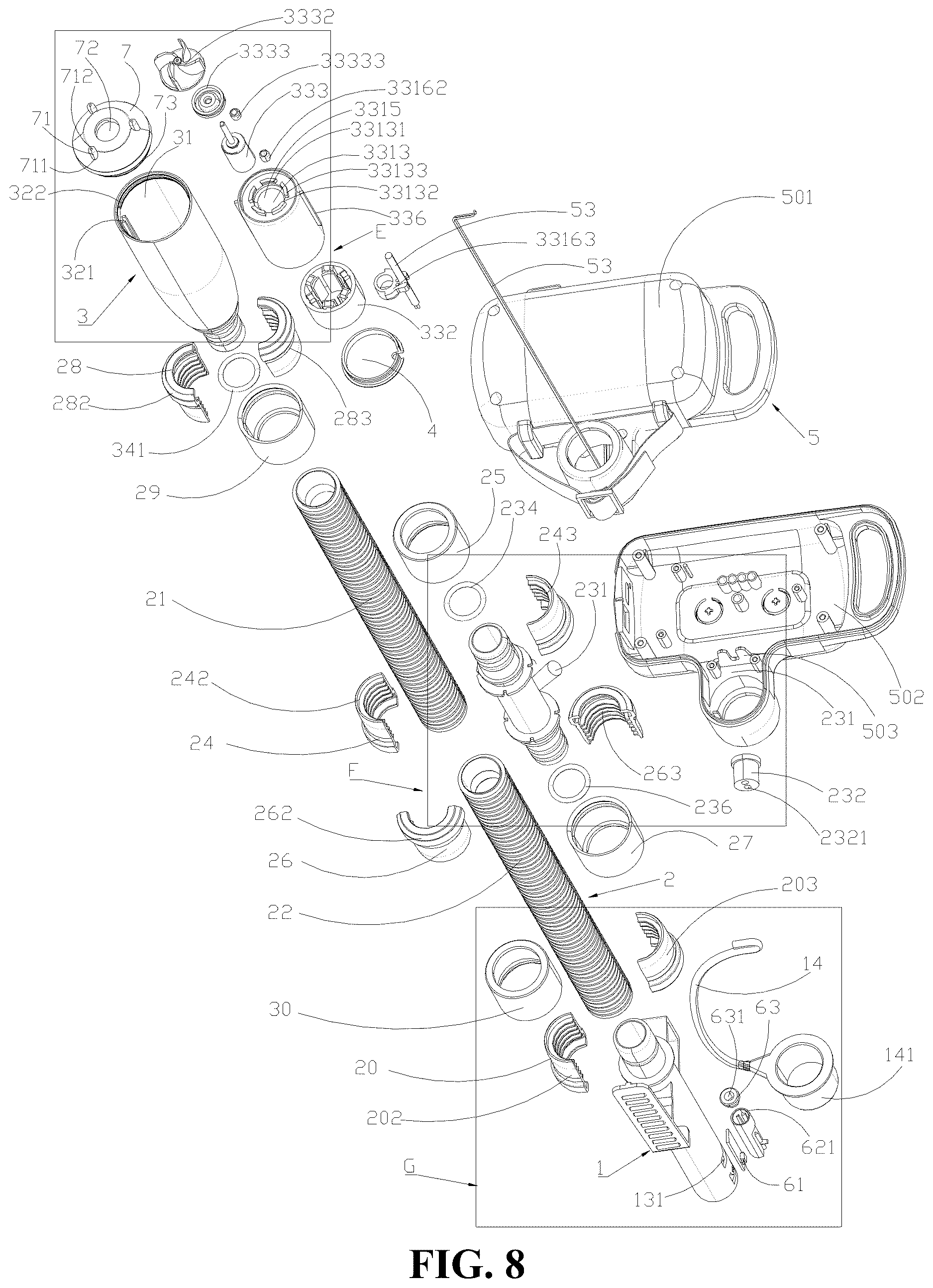 Patent US12618411 Figure 8 – Oil pump