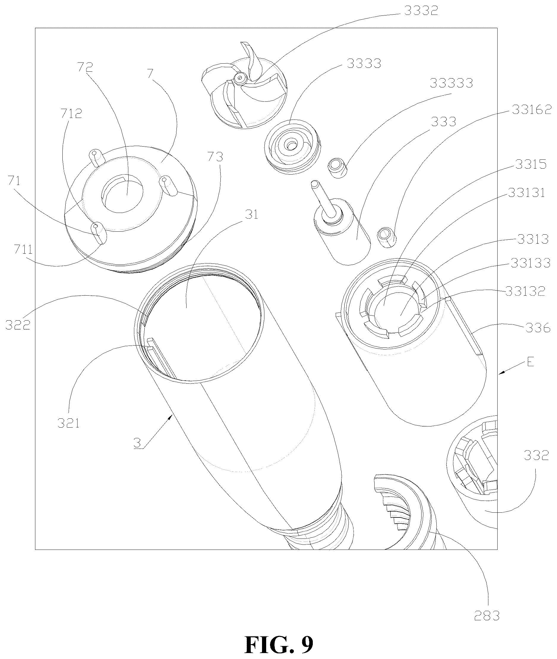 Patent US12618411 Figure 9 – Oil pump