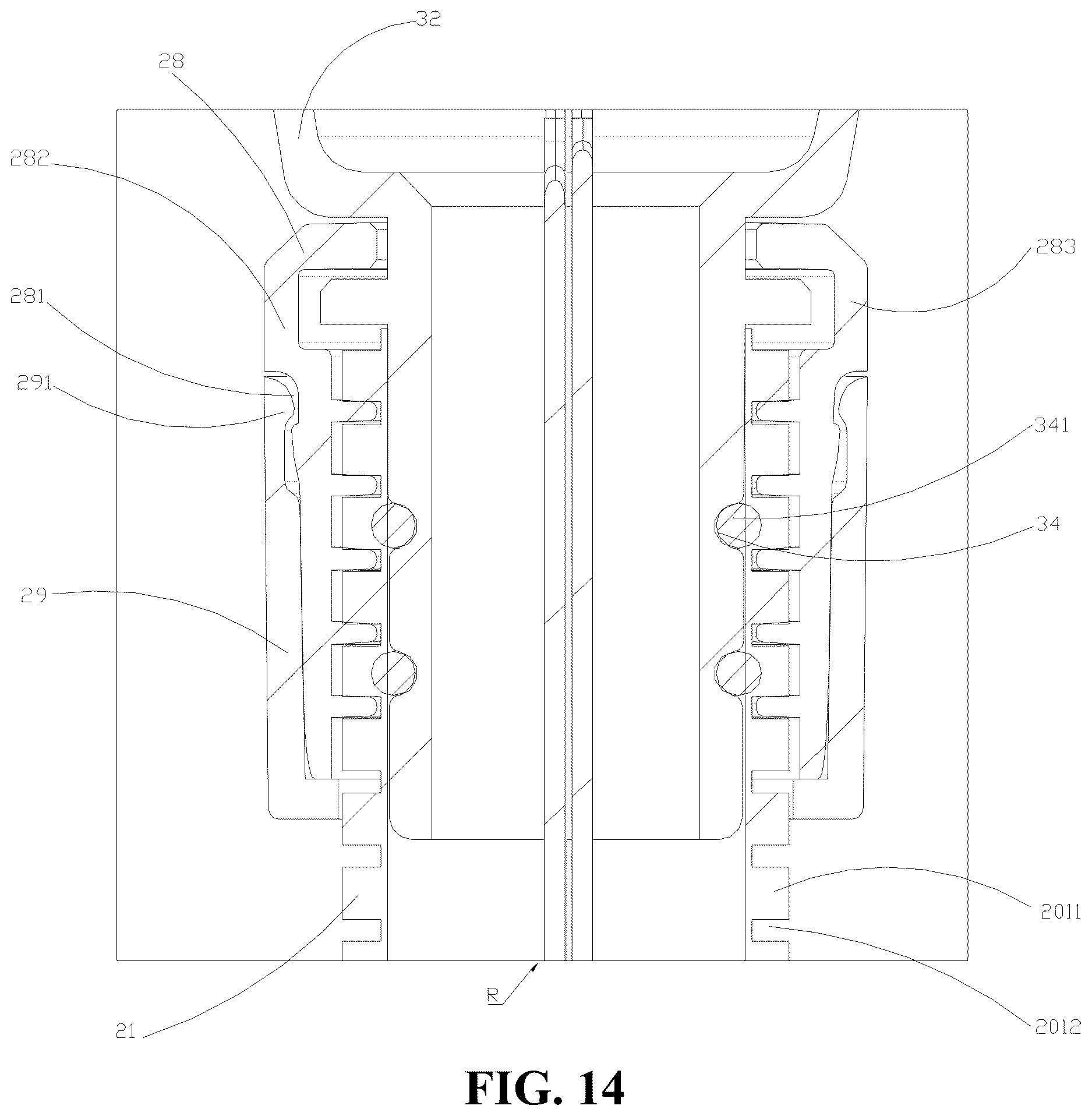 Patent US12618411 Figure 14 – Oil pump