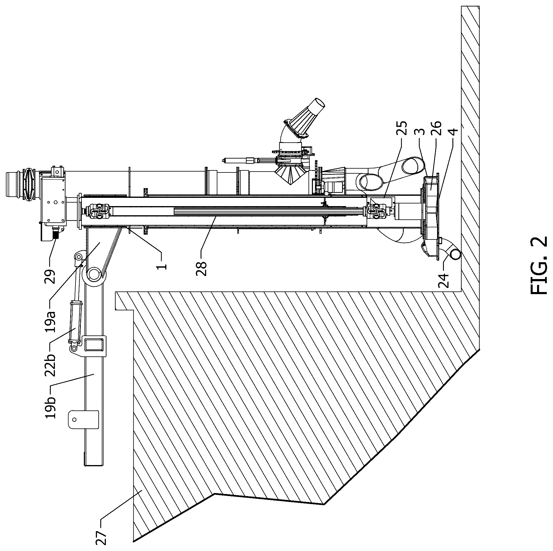 Patent US12618412 Figure 2 – Pump for immersion within a fluid reservoir