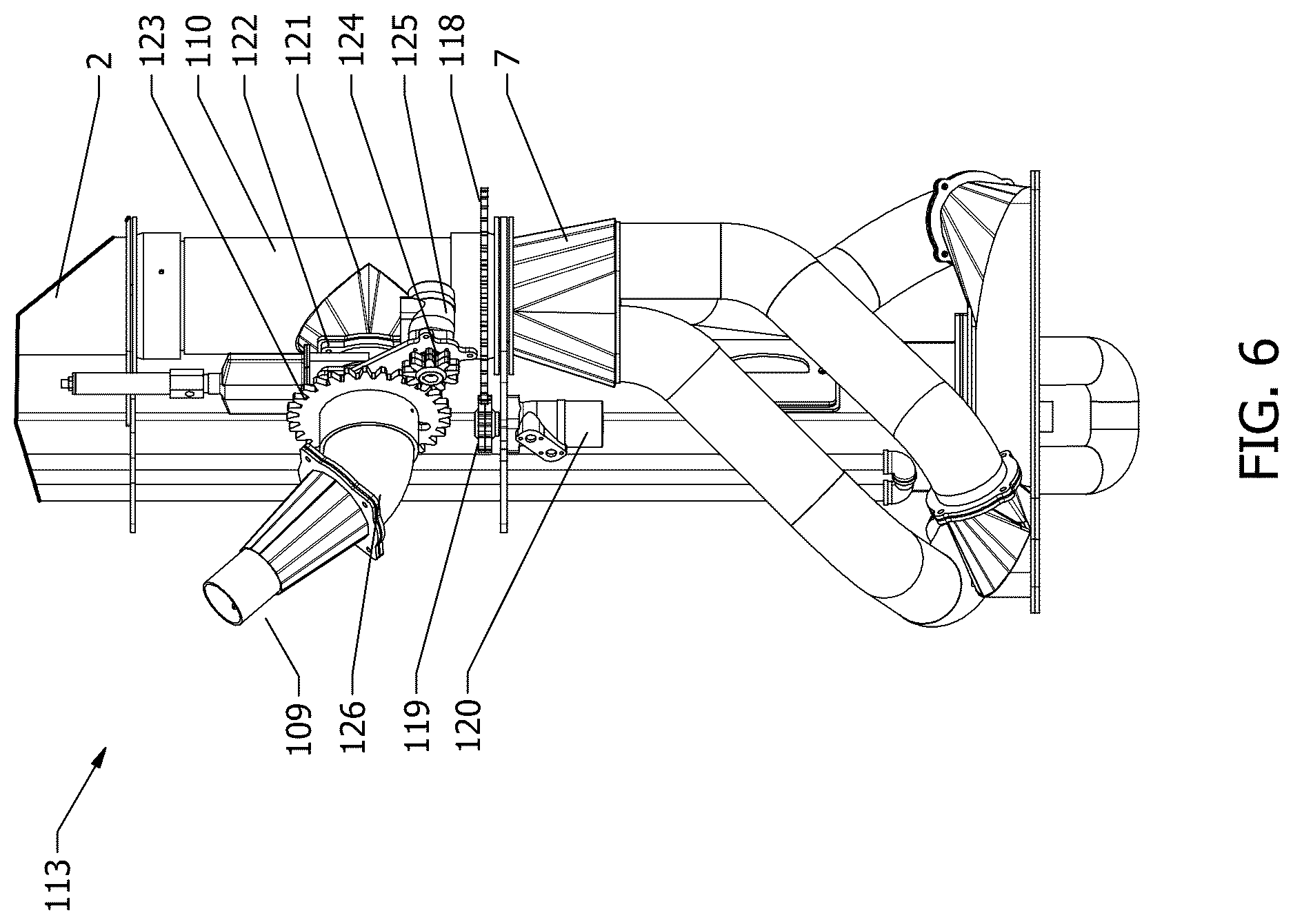 Patent US12618412 Figure 7 – Pump for immersion within a fluid reservoir