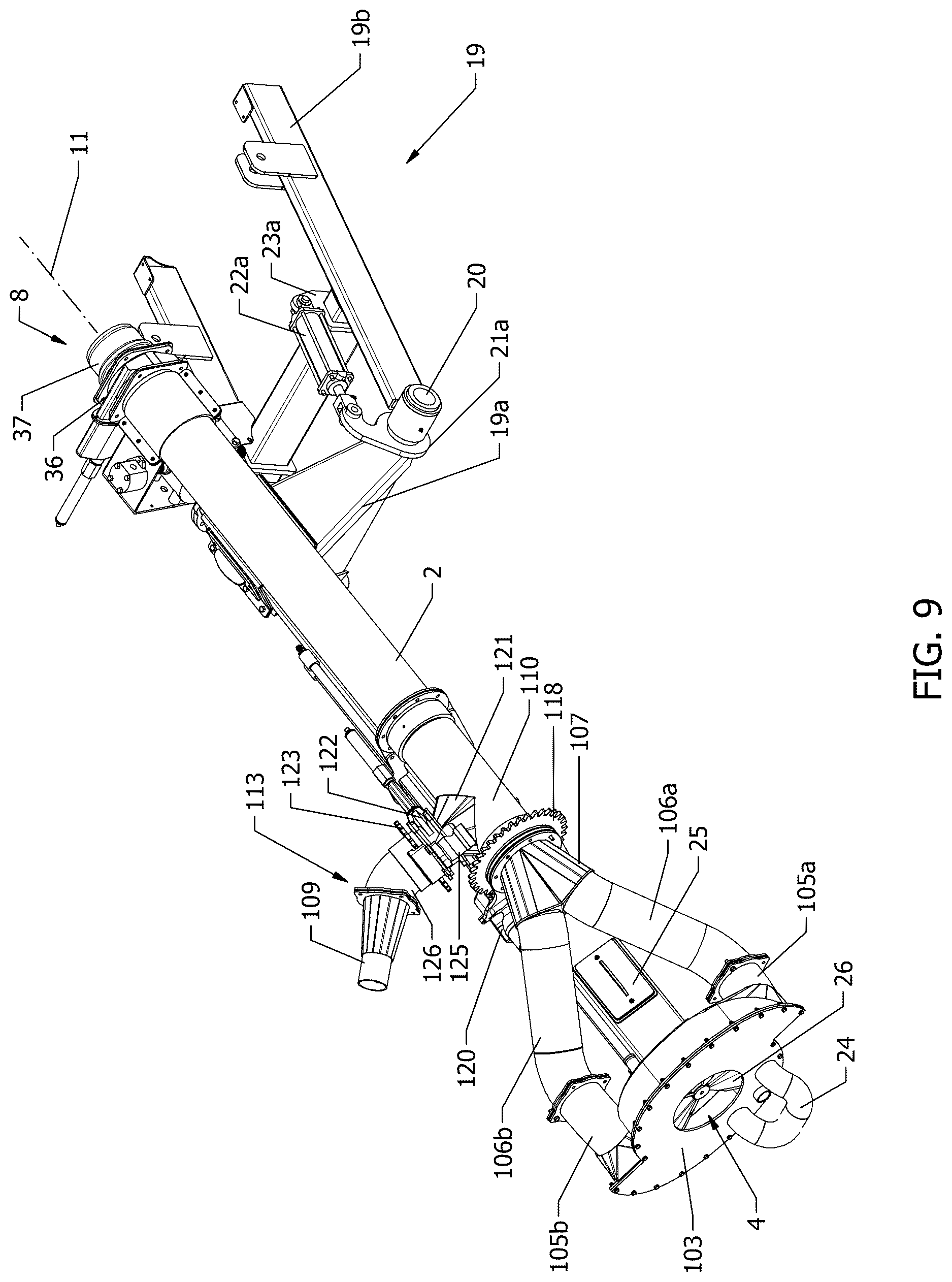Patent US12618412 Figure 10 – Pump for immersion within a fluid reservoir