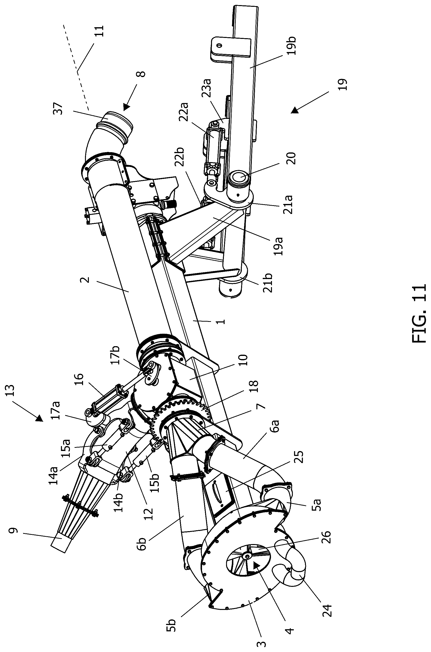 Patent US12618412 Figure 12 – Pump for immersion within a fluid reservoir