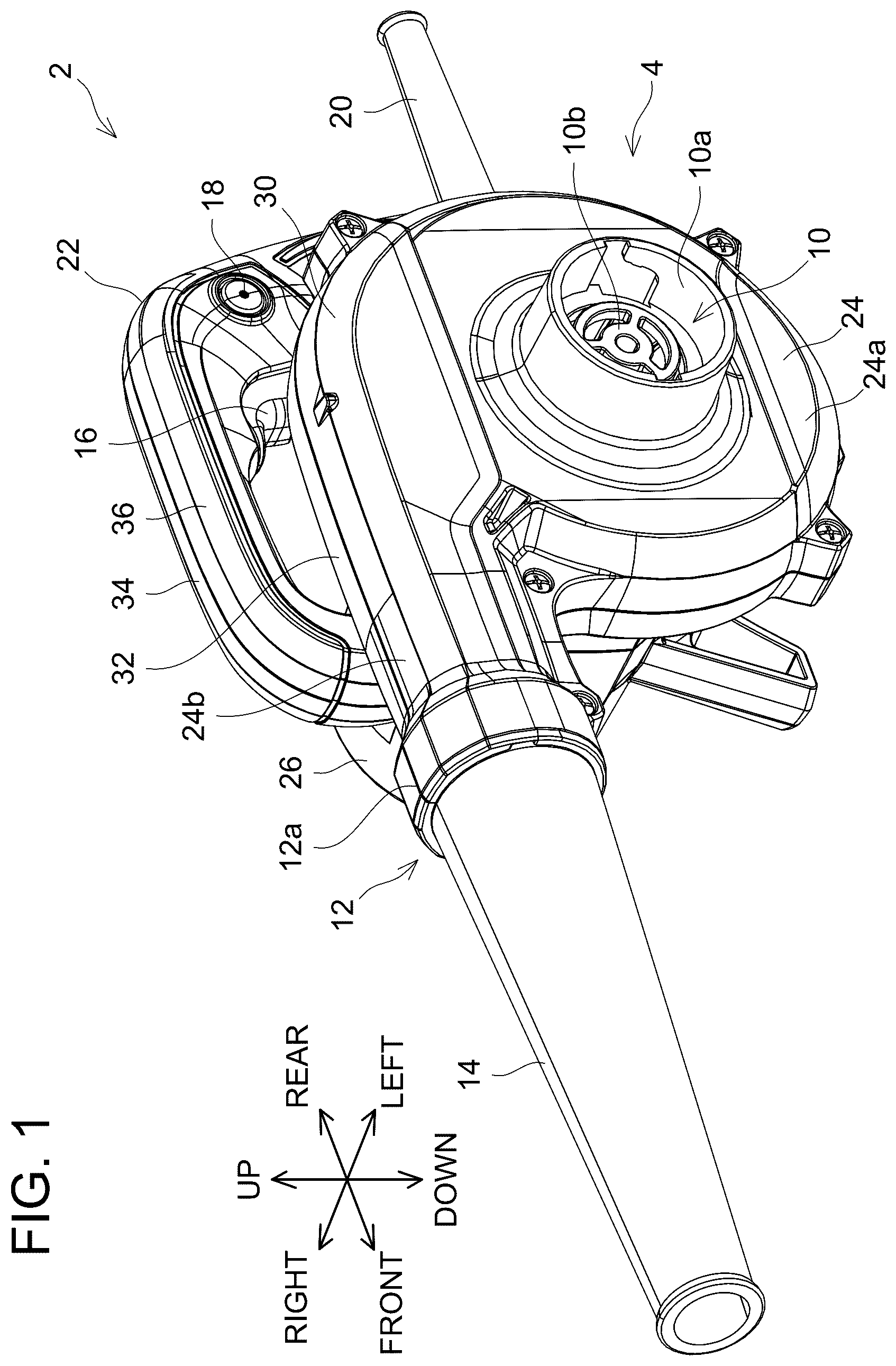 Patent US12618417 Figure 1 – Blower