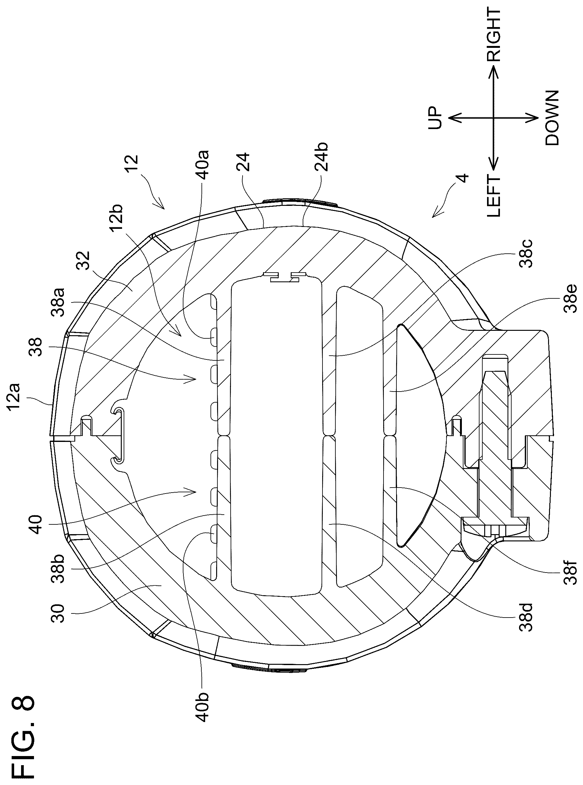 Patent US12618417 Figure 8 – Blower