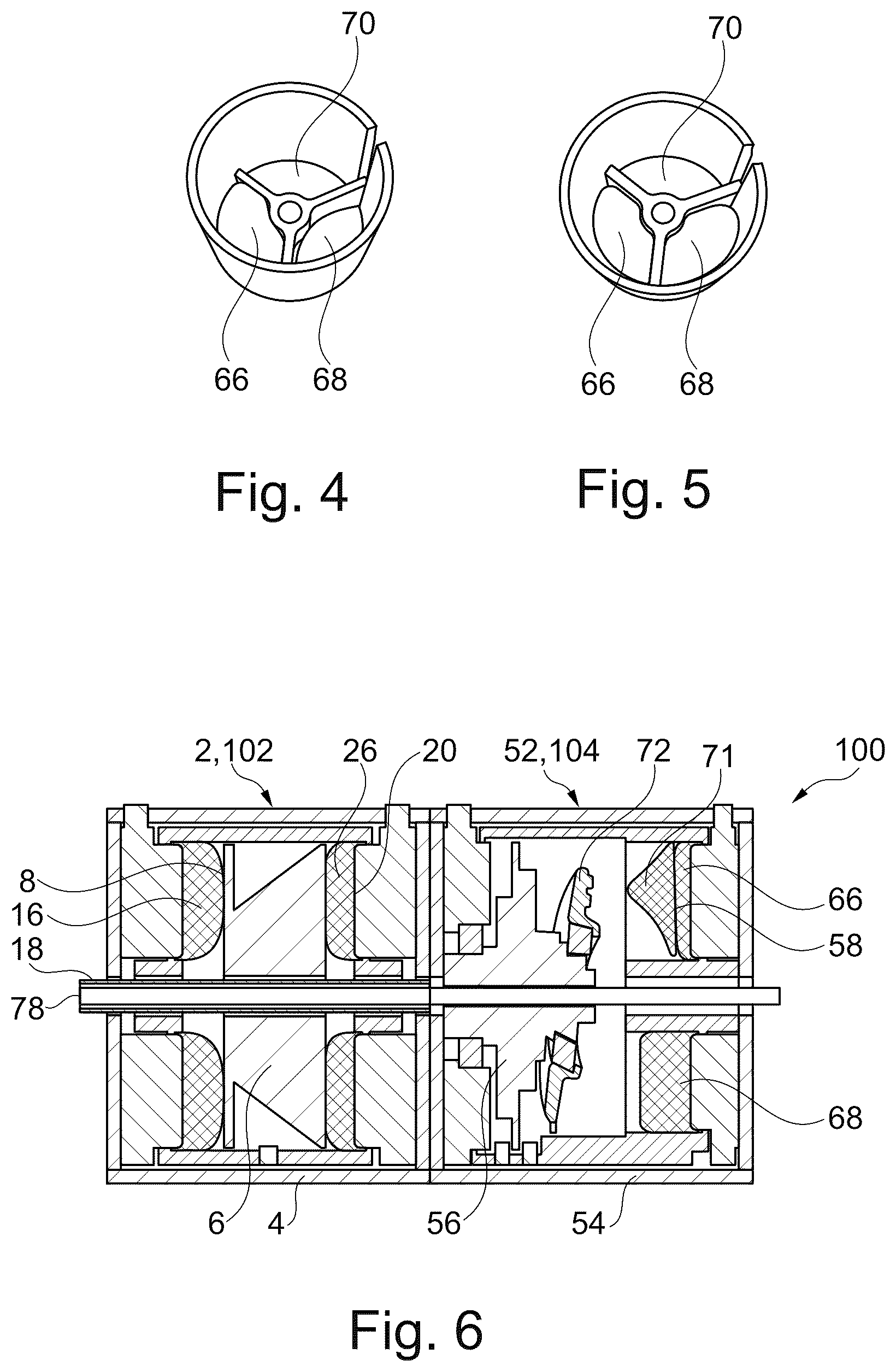 Patent US12618425 Figure 2 – Pneumatic drive device for translational and/or rotational movement