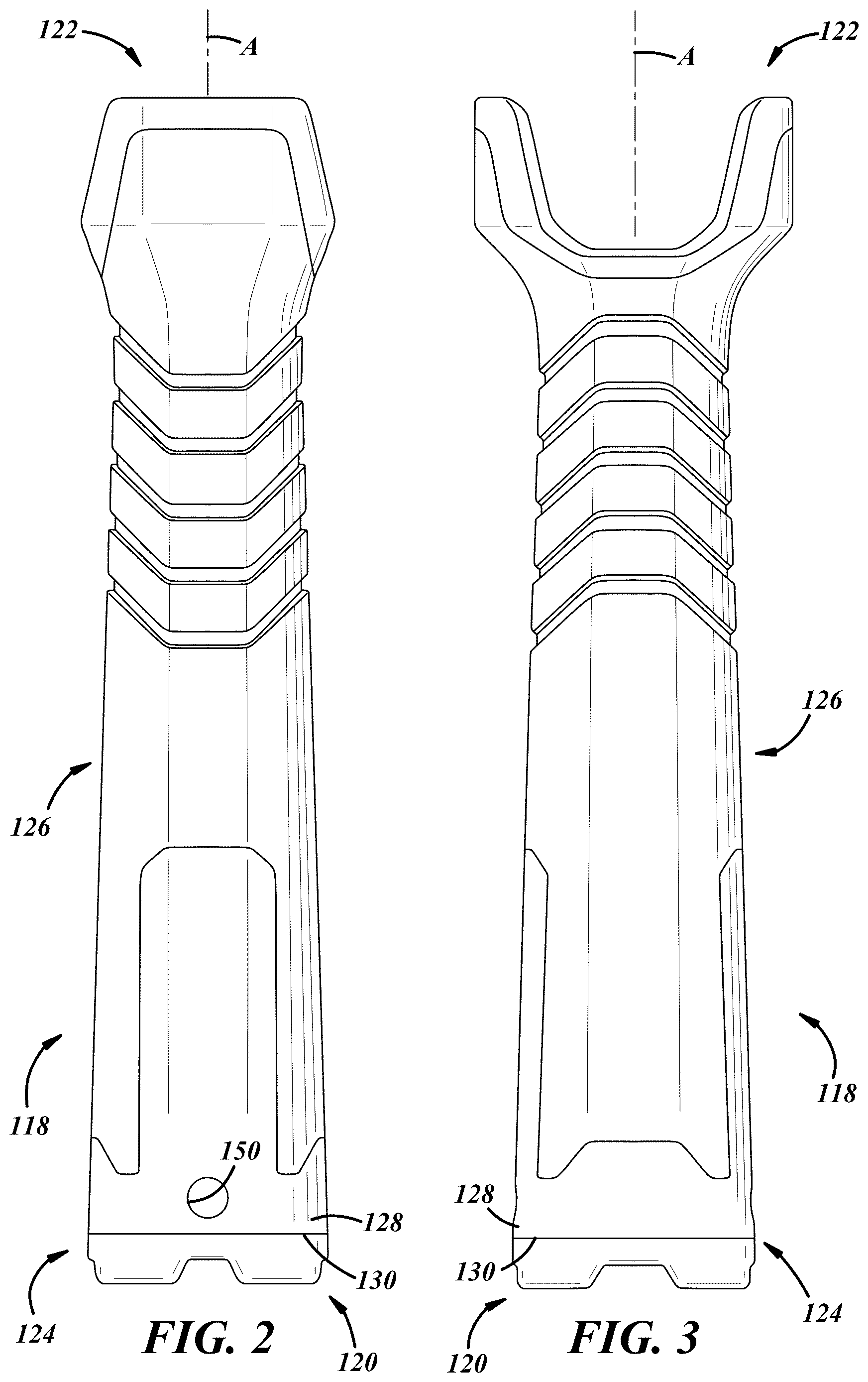 Patent US12618427 Figure 2 – Pole adapter and related hand tools using the adapter