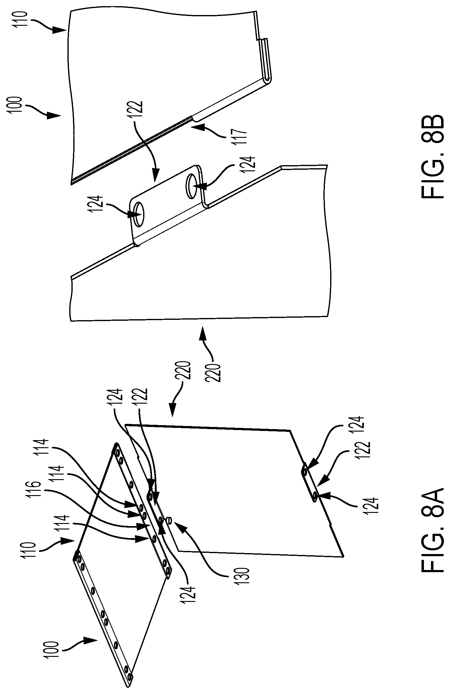 Patent US12618428 Figure 8 – Device and method of use for magnetic panel joint