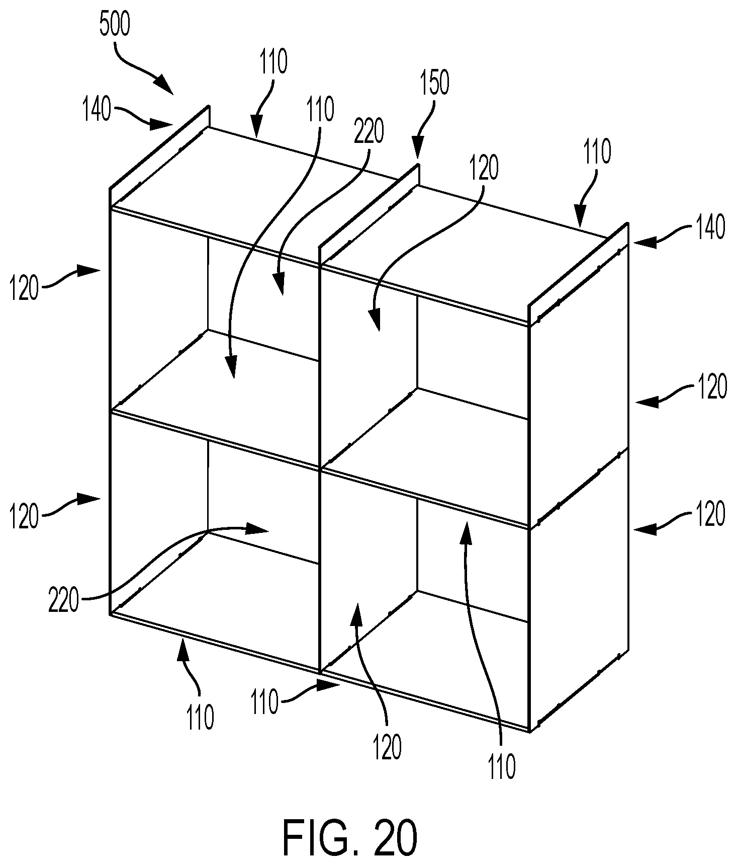 Patent US12618428 Figure 20 – Device and method of use for magnetic panel joint