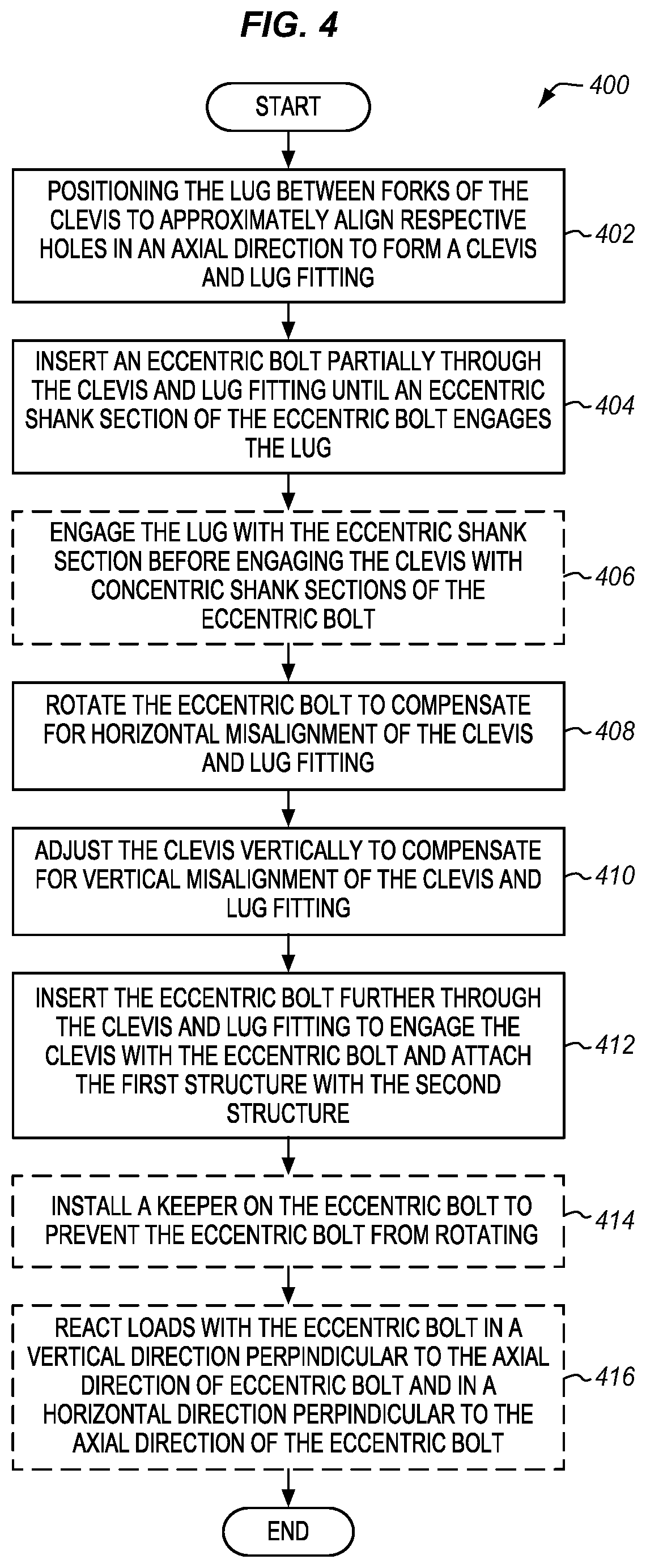 Patent US12618429 Figure 5 – Eccentric bolt for attaching mission pod to aircraft