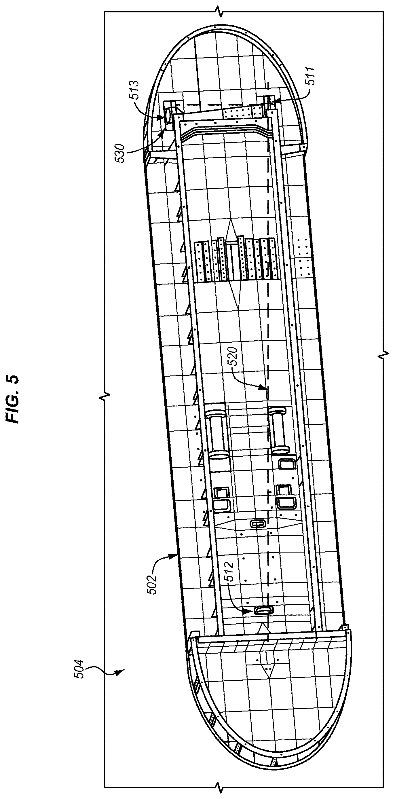 Patent US12618429 Figure 6 – Eccentric bolt for attaching mission pod to aircraft