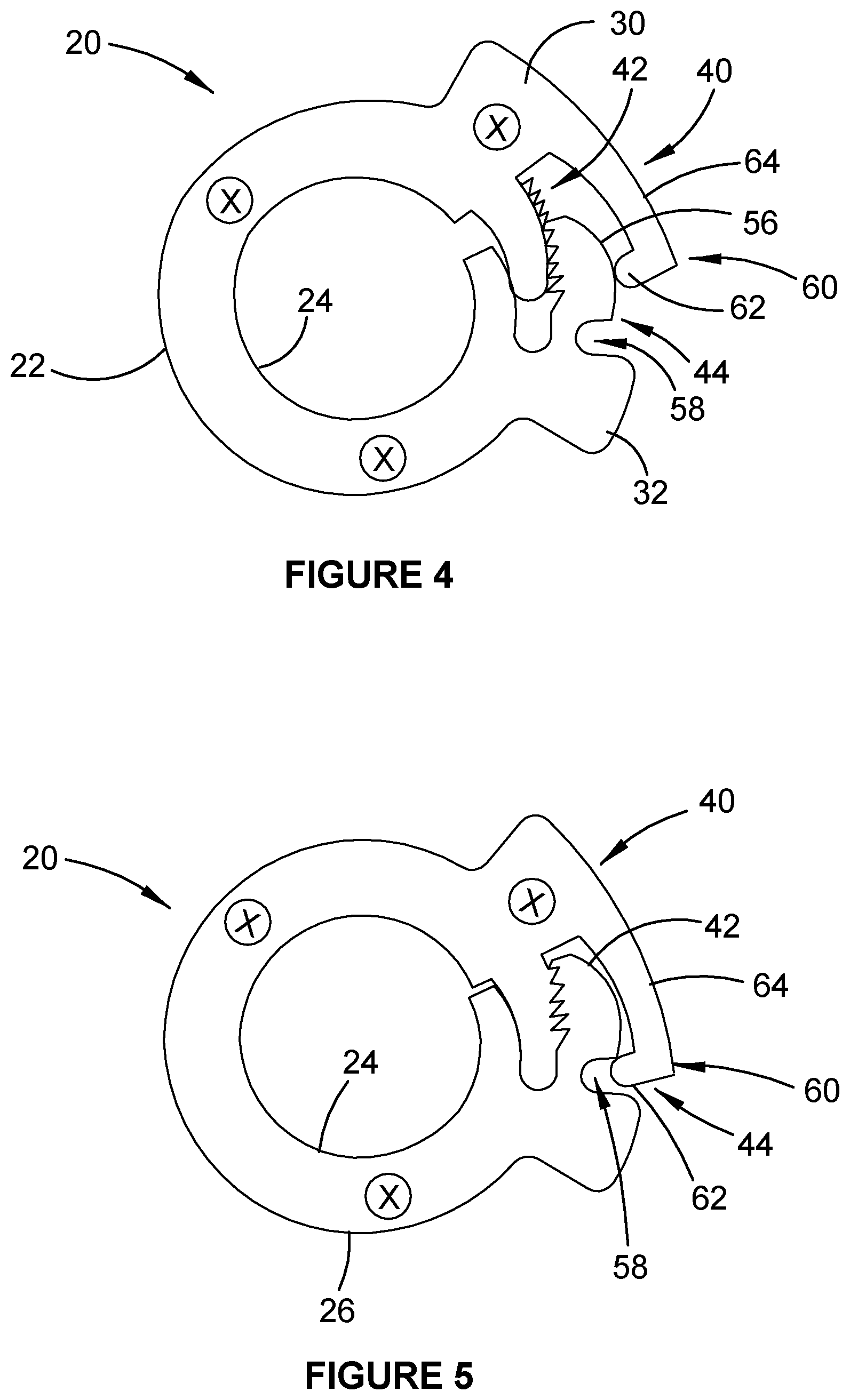 Patent US12618430 Figure 3 – Unitary piece dual lock split washer