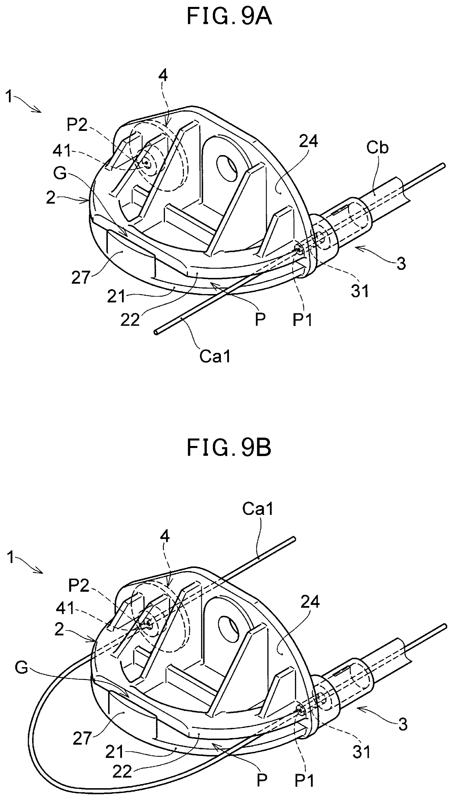 Patent US12618432 Figure 6 – Casing cap and control cable connecting structure with casing cap