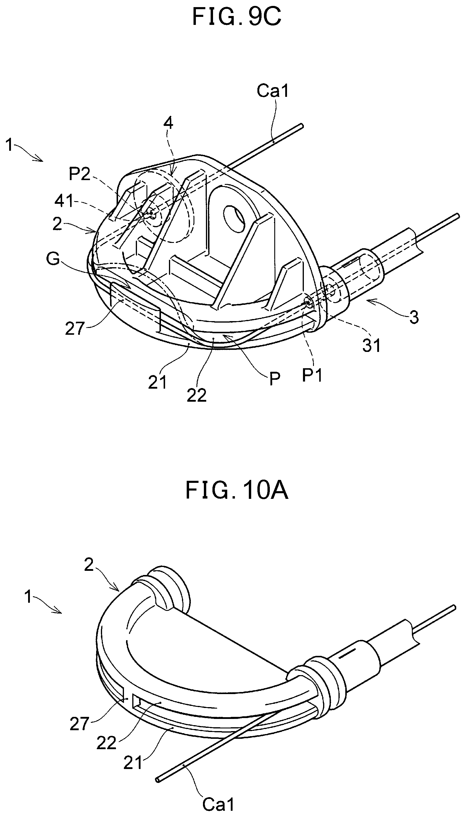 Patent US12618432 Figure 7 – Casing cap and control cable connecting structure with casing cap
