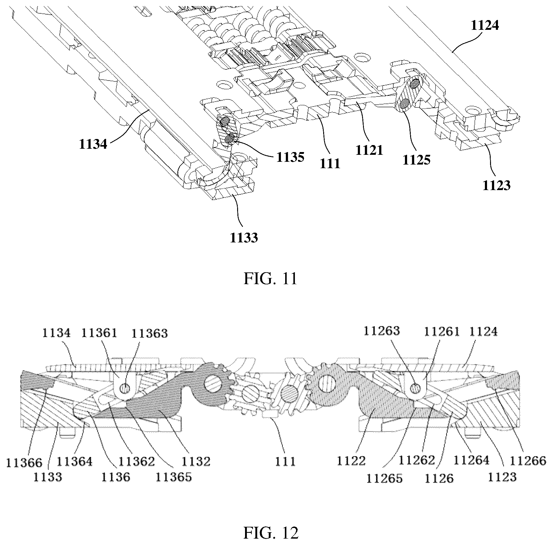 Patent US12618433 Figure 7 – Support mechanism and electronic device