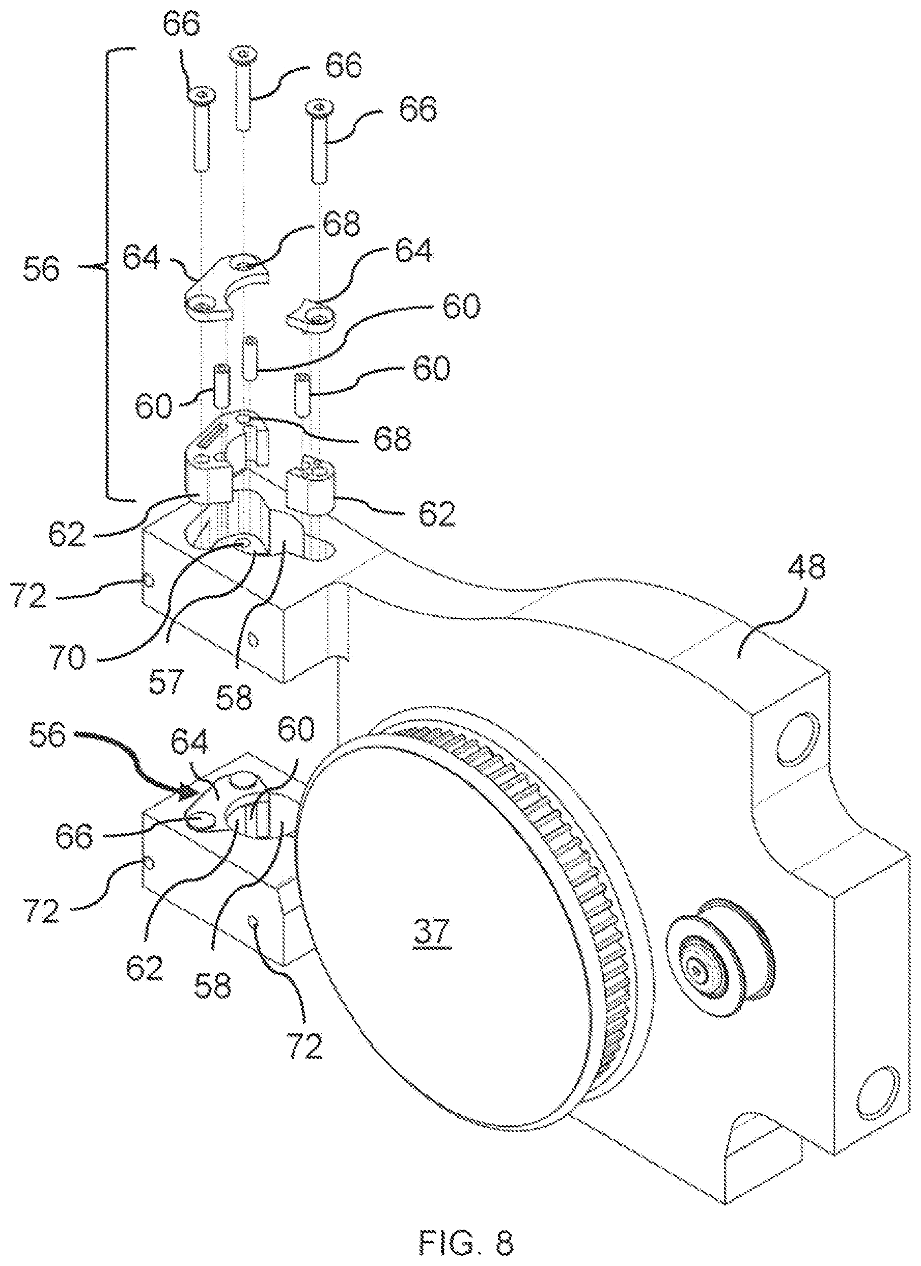 Patent US12618435 Figure 8 – Glide bearing assembly