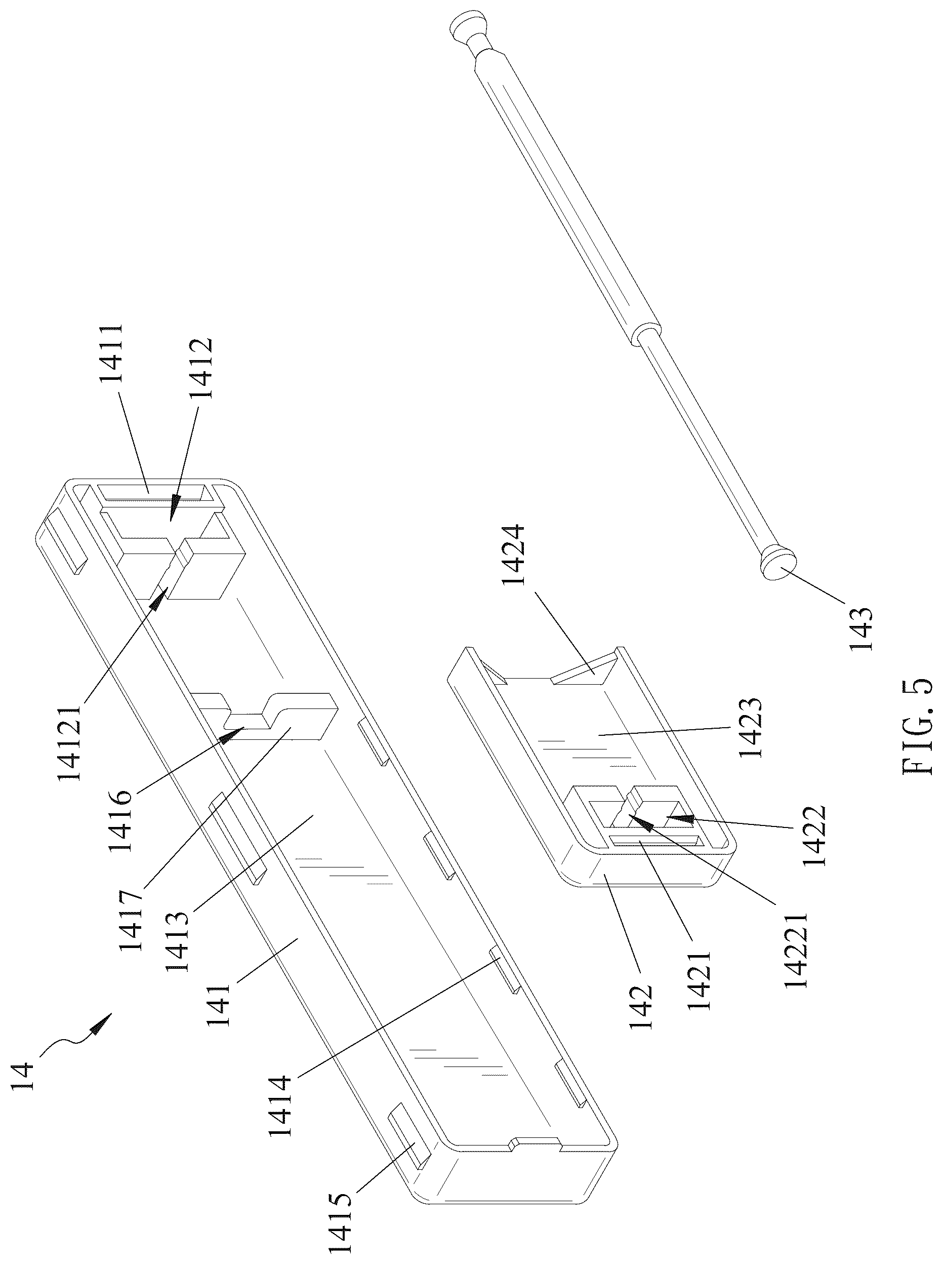 Patent US12618436 Figure 6 – Slide rail assembly