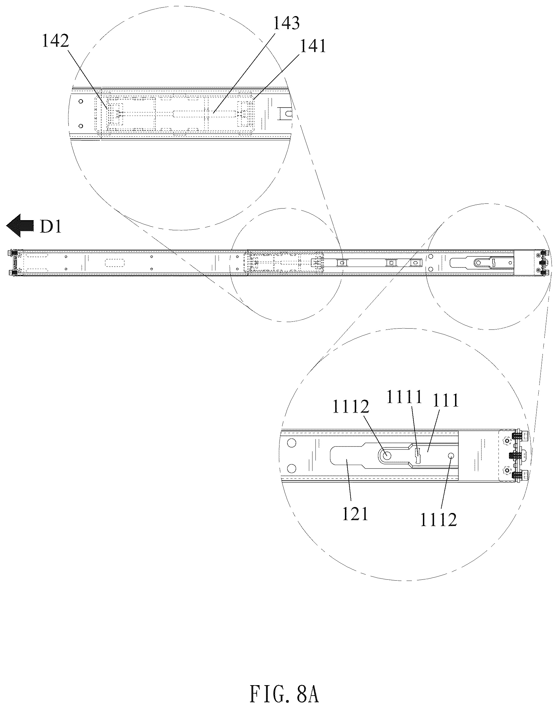 Patent US12618436 Figure 10 – Slide rail assembly