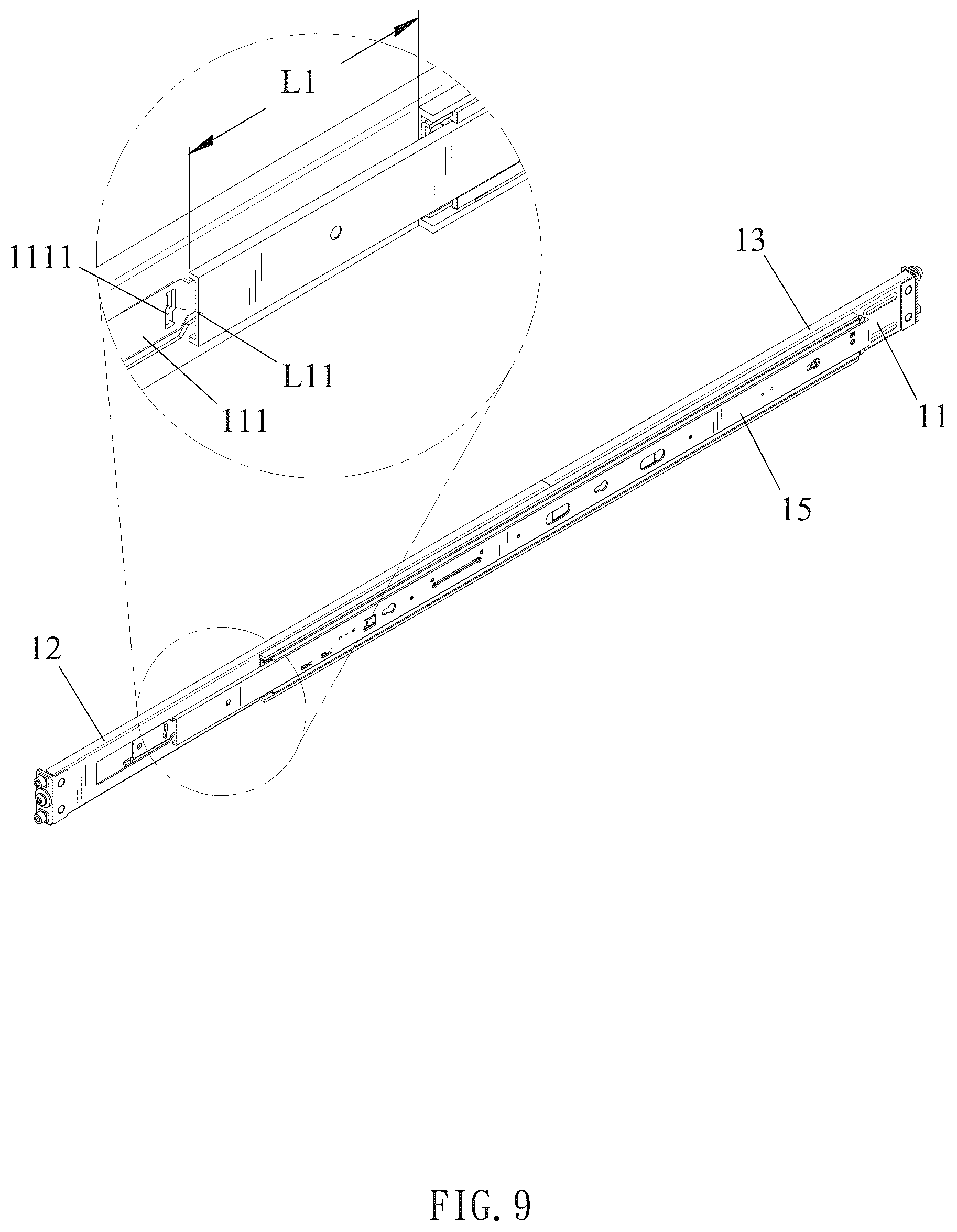 Patent US12618436 Figure 12 – Slide rail assembly
