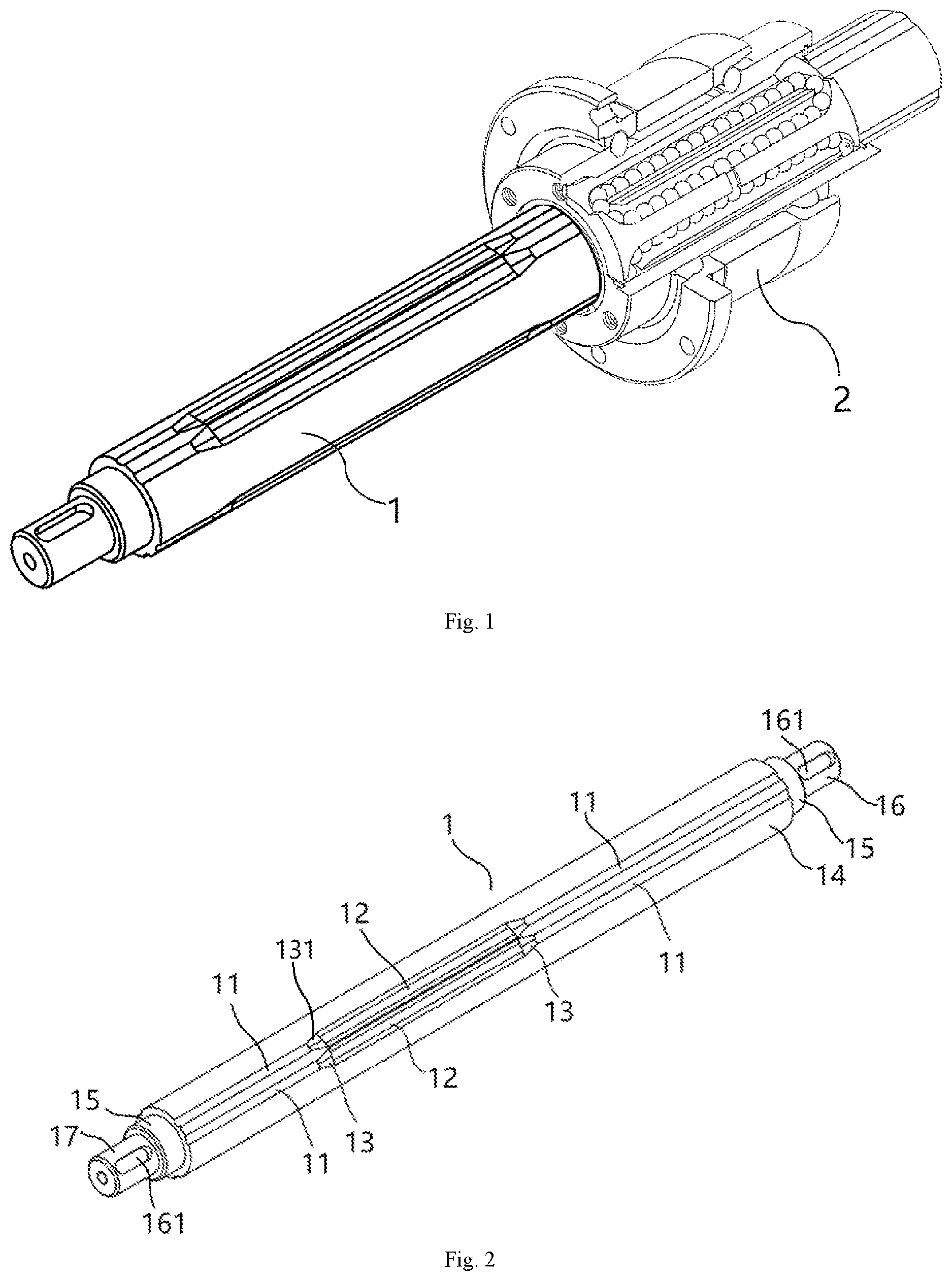 Patent US12618437 Figure 1 – Ball spline device, automated guided vehicle and stereoscopic warehouse system