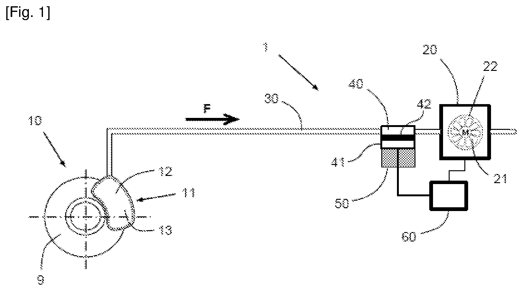 Patent US12618442 Figure 1 – Filtration system with collector tray